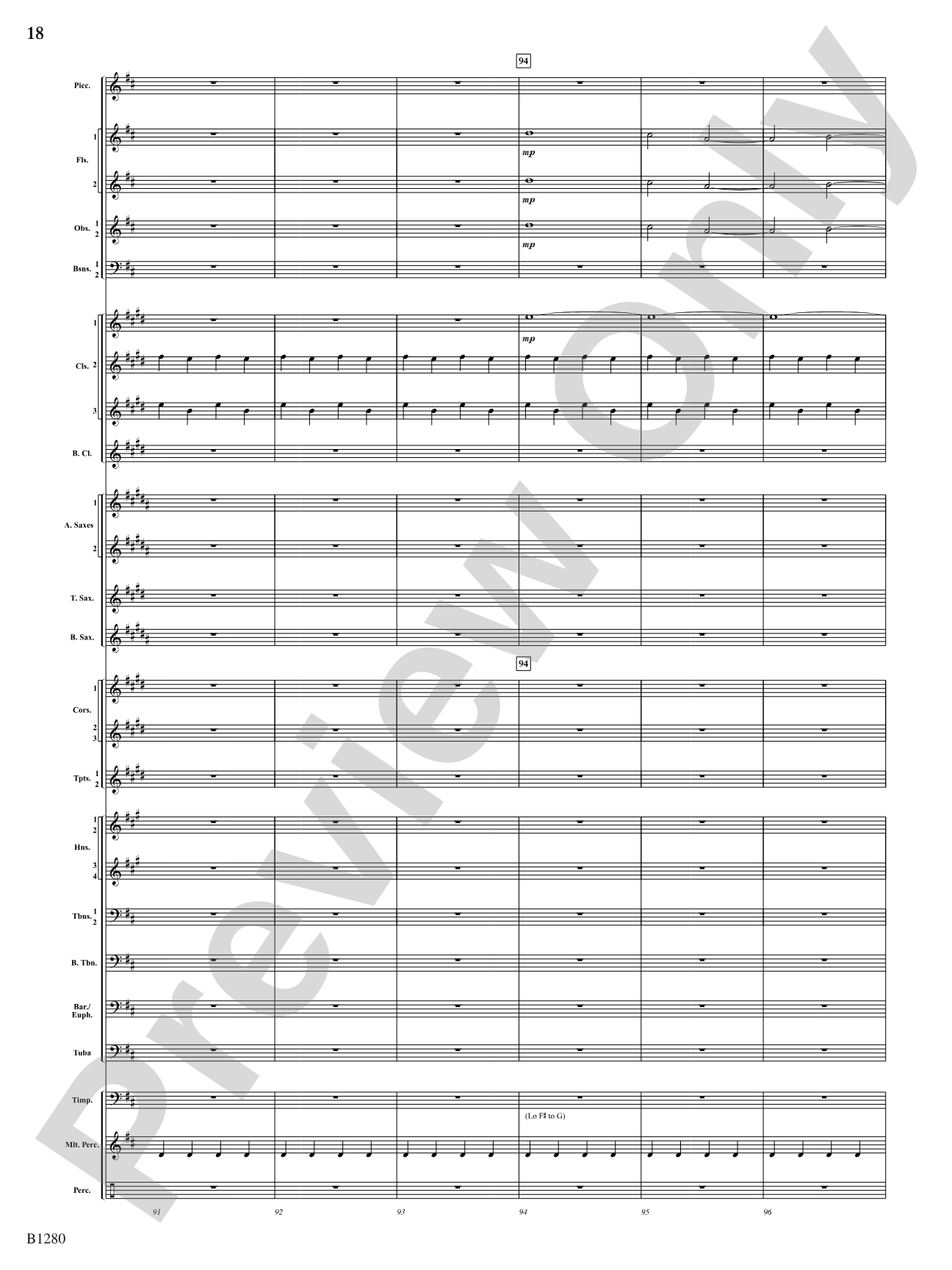 Flight: Concert Band Conductor Score & Parts
