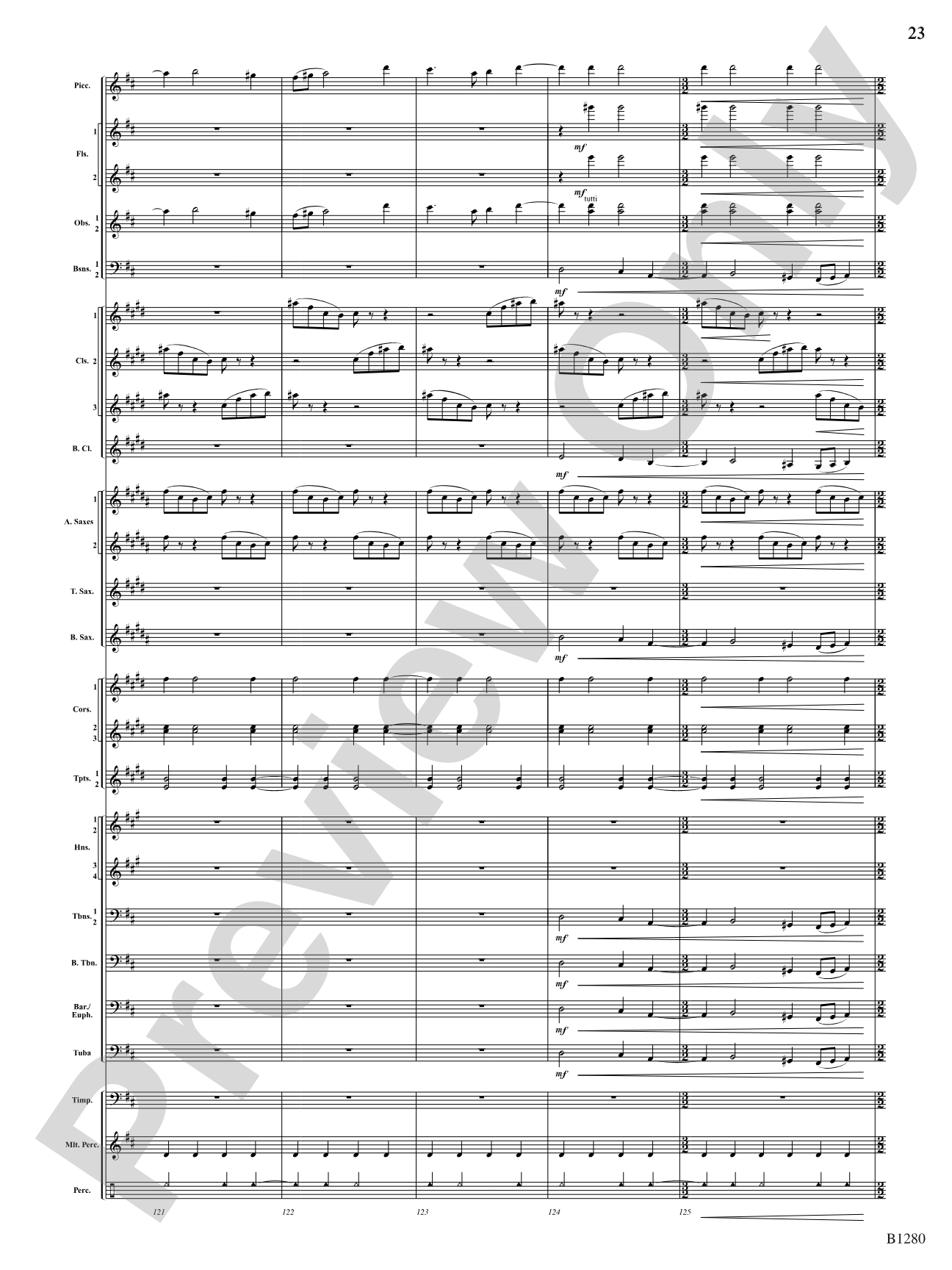 Flight: Concert Band Conductor Score & Parts
