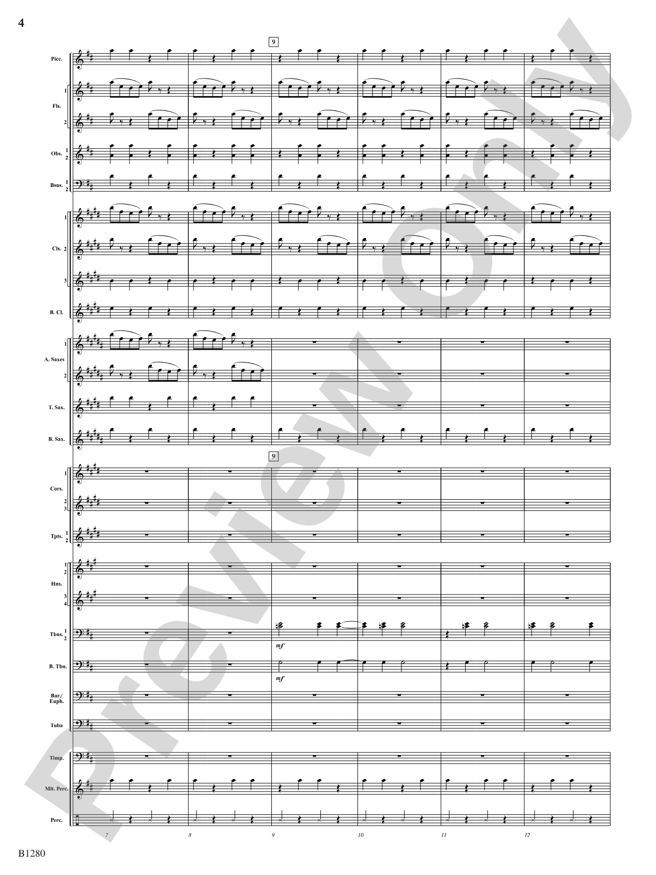 Flight: Concert Band Conductor Score & Parts