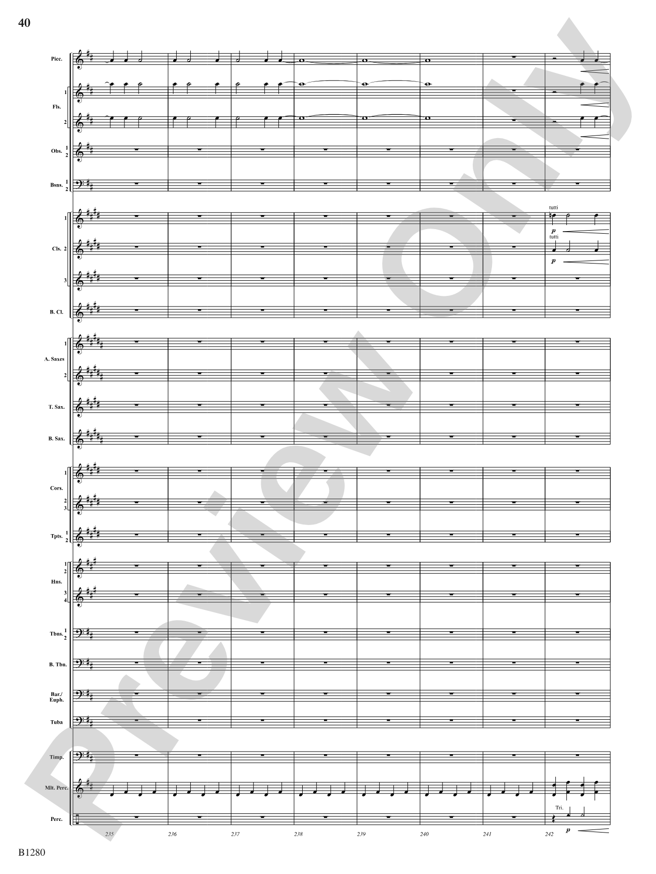 Flight: Concert Band Conductor Score & Parts