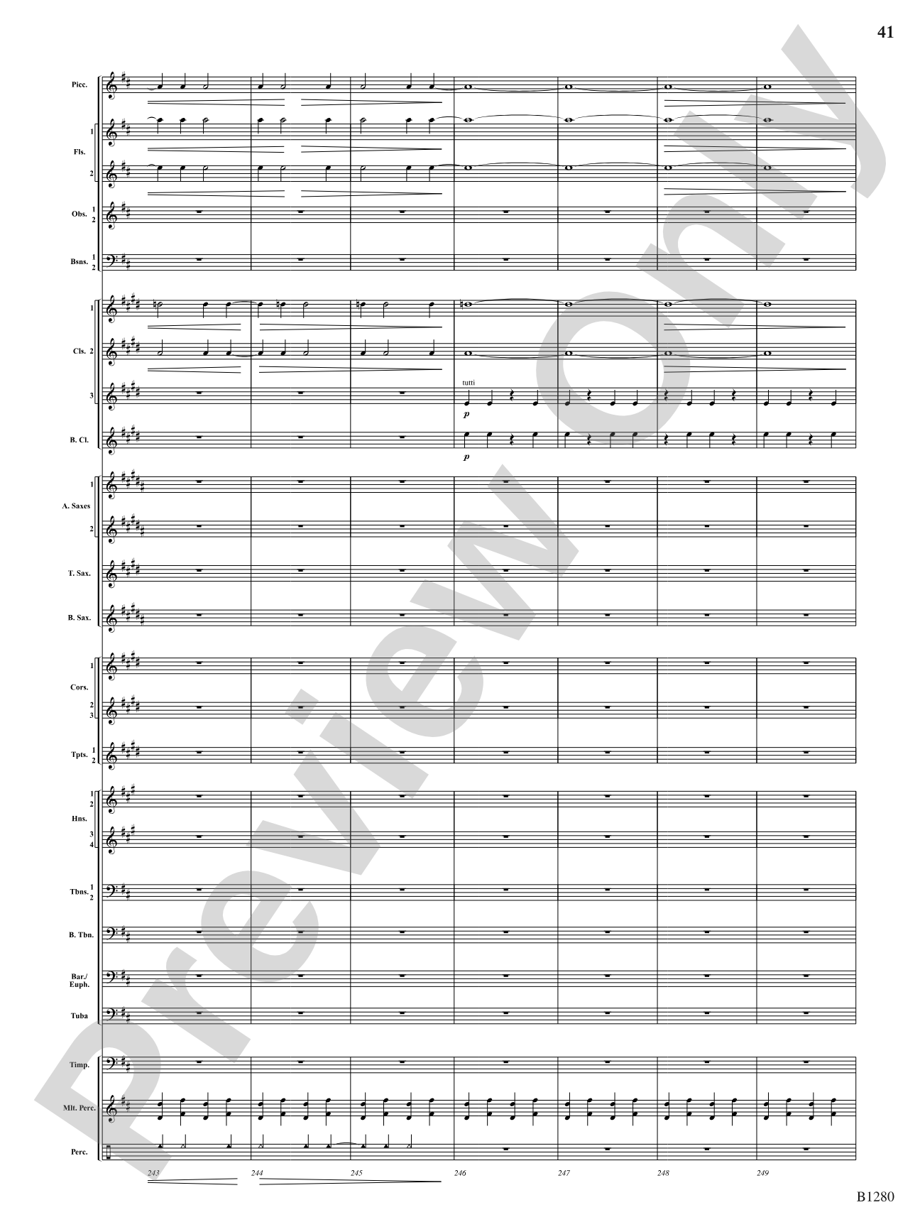 Flight: Concert Band Conductor Score & Parts