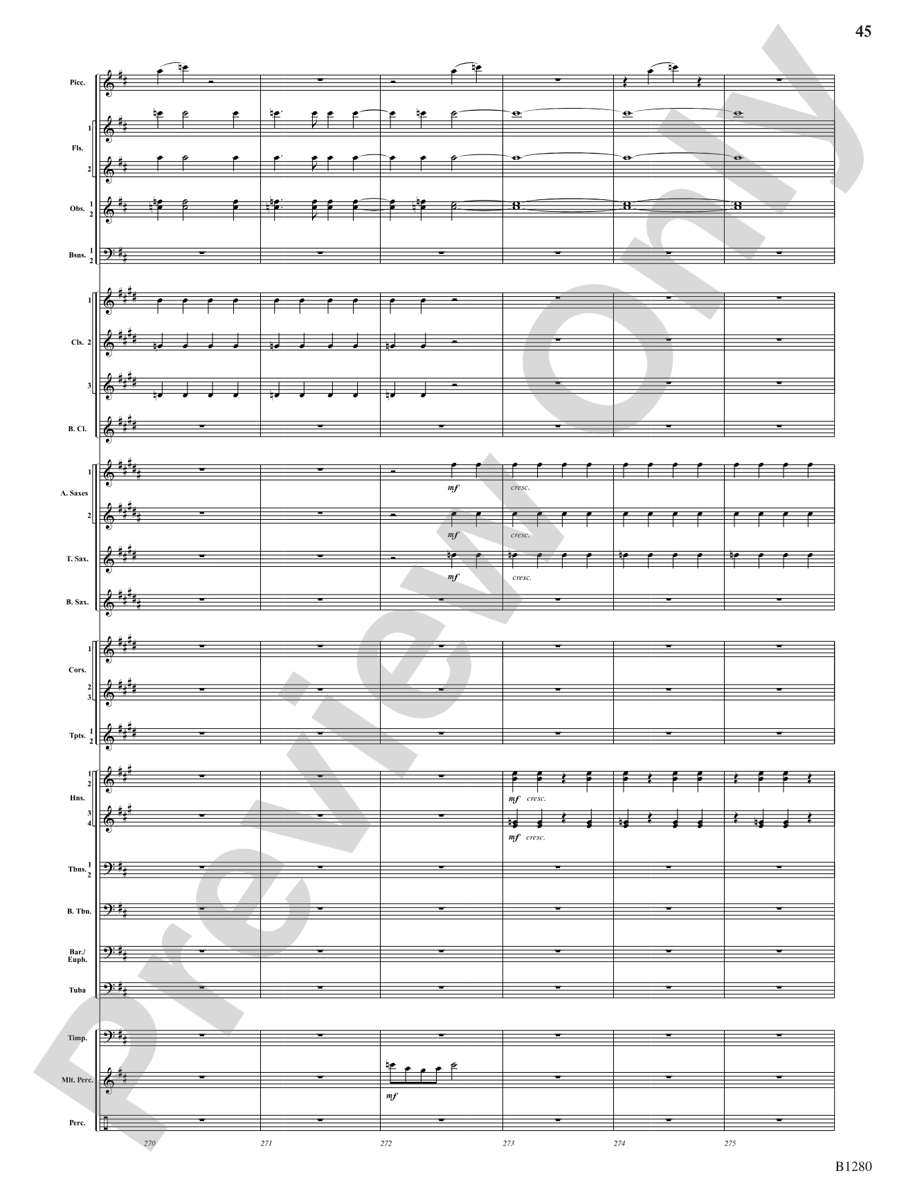 Flight: Concert Band Conductor Score & Parts