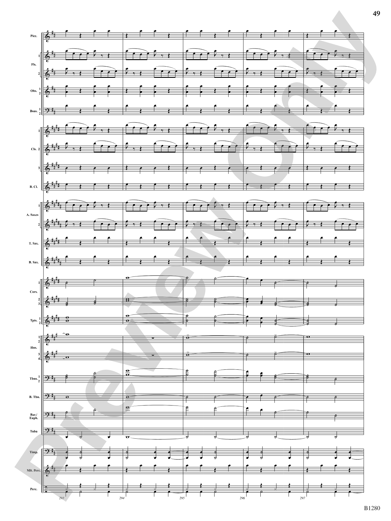 Flight: Concert Band Conductor Score & Parts