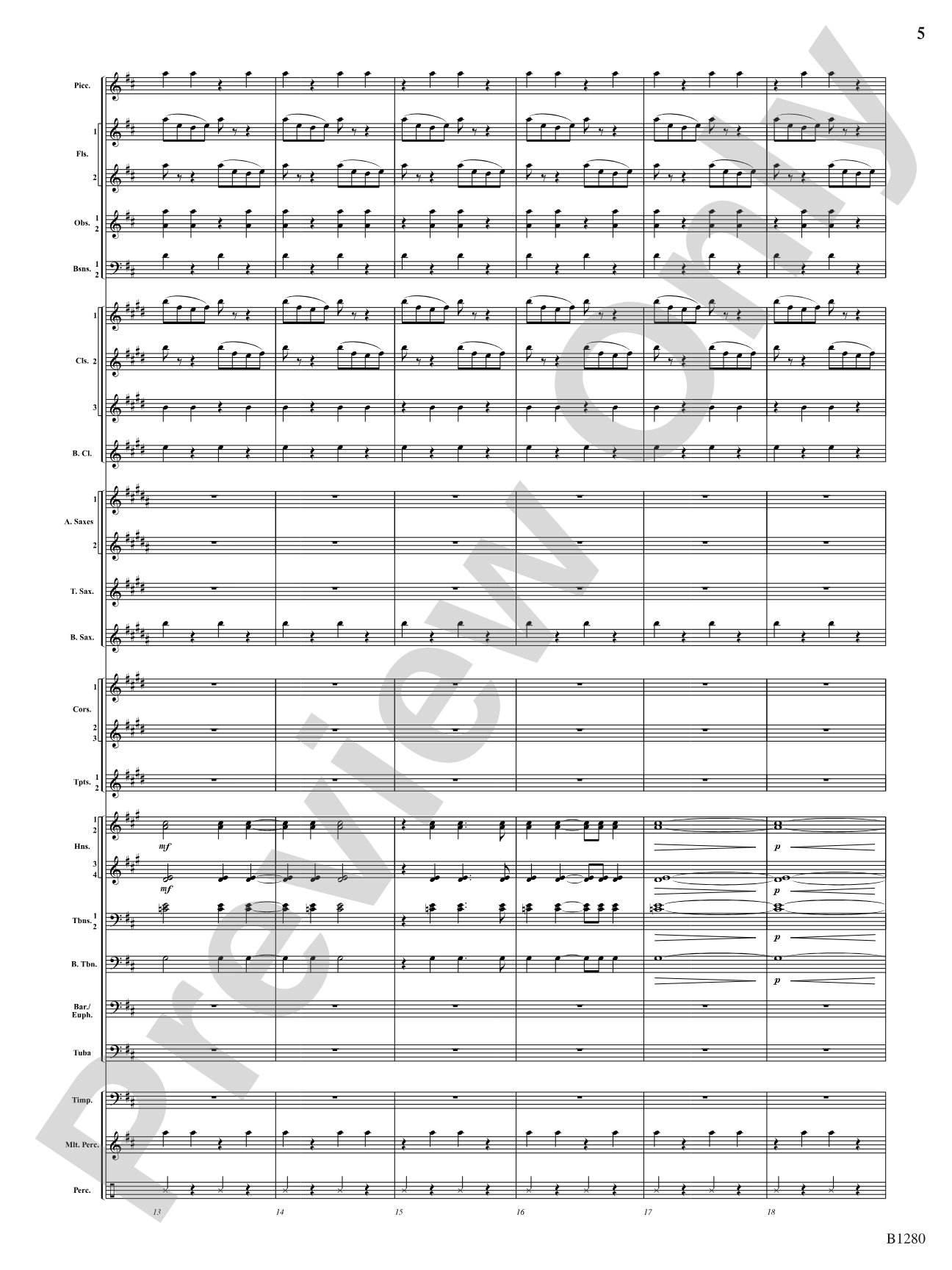 Flight: Concert Band Conductor Score & Parts