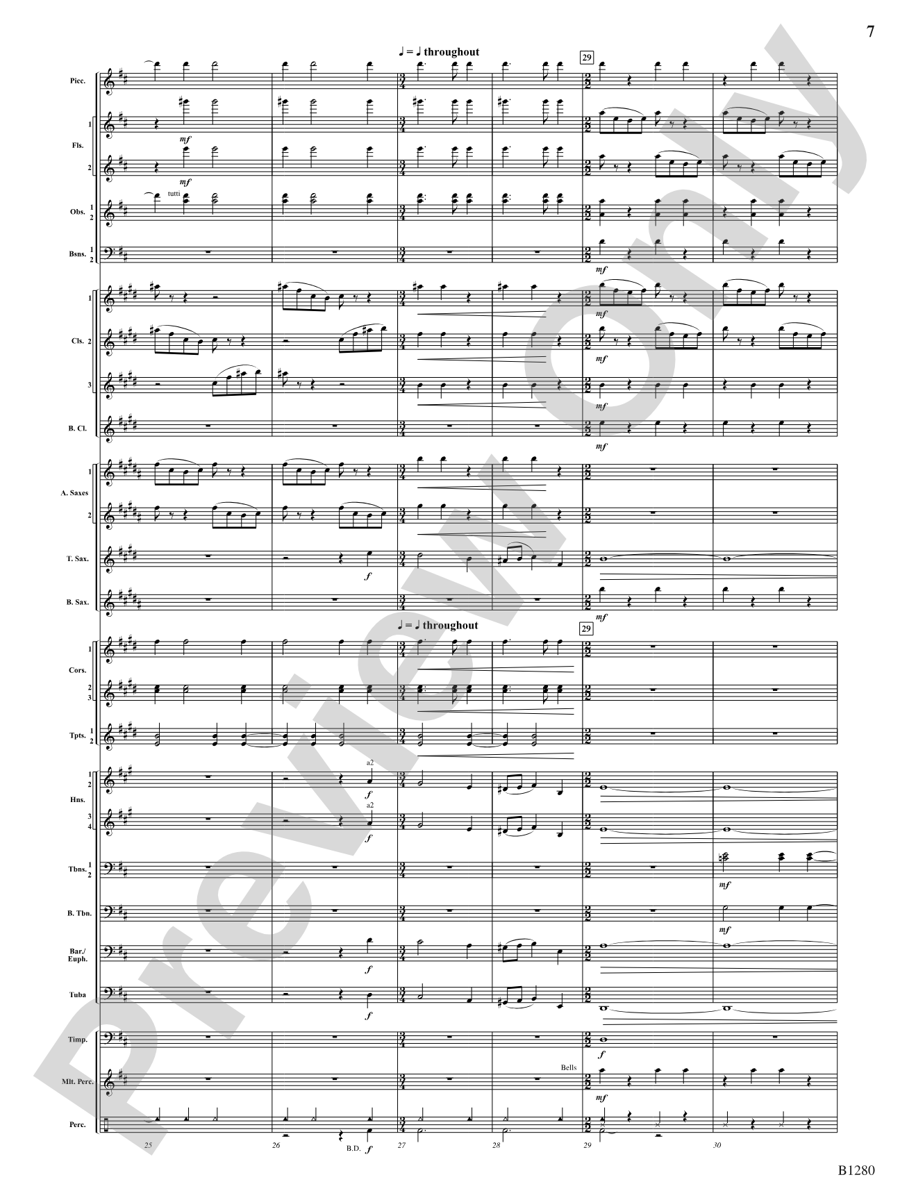 Flight: Concert Band Conductor Score & Parts
