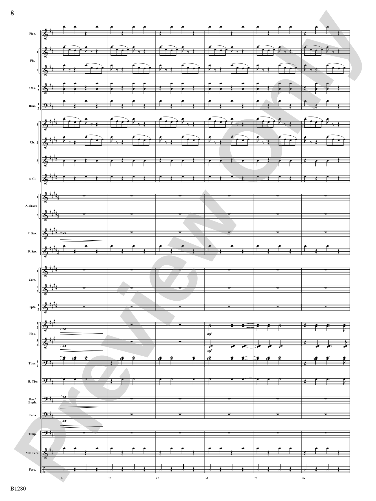 Flight: Concert Band Conductor Score & Parts