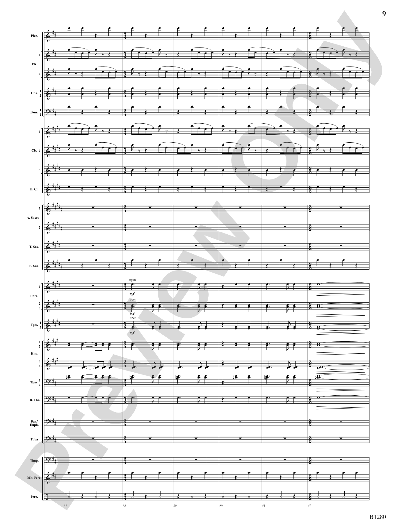 Flight: Concert Band Conductor Score & Parts