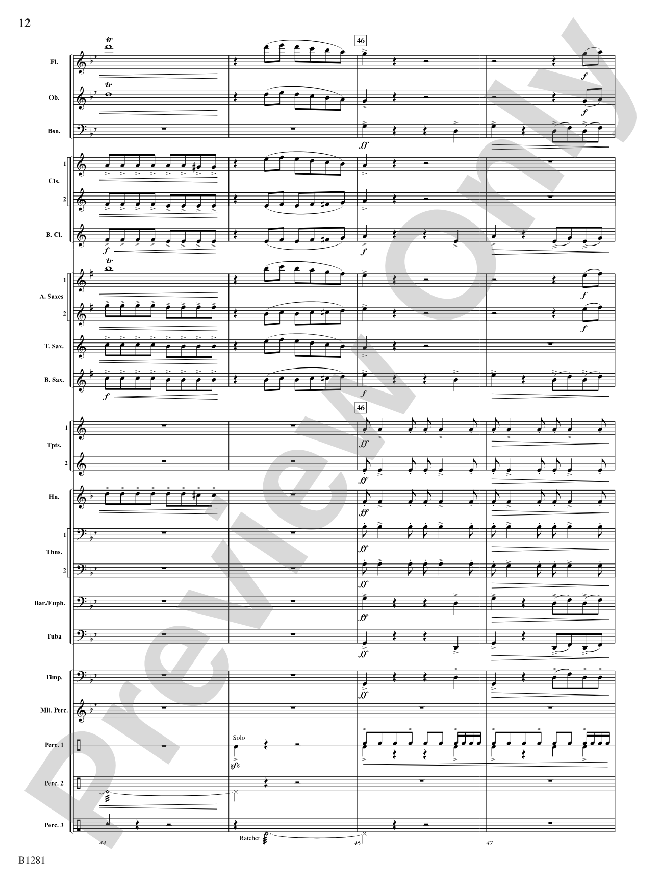 Rise of the Vulcan: Concert Band Conductor Score & Parts