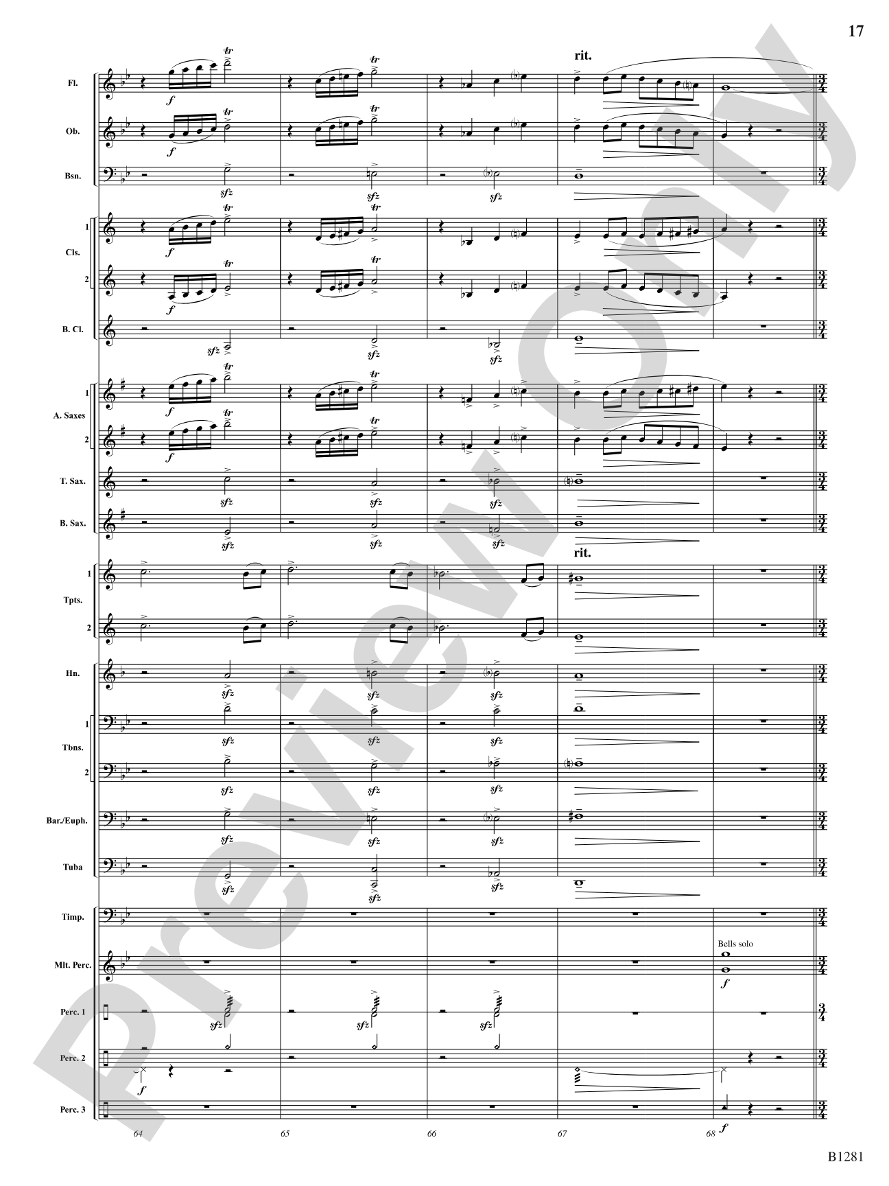 Rise of the Vulcan: Concert Band Conductor Score & Parts