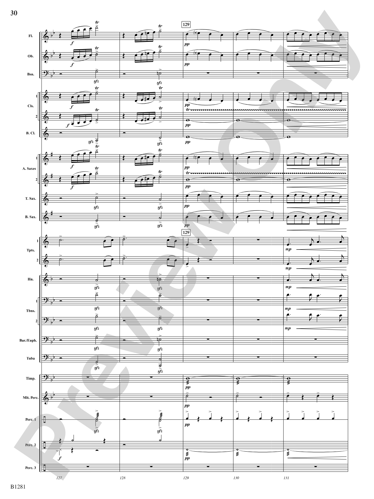 Rise of the Vulcan: Concert Band Conductor Score & Parts