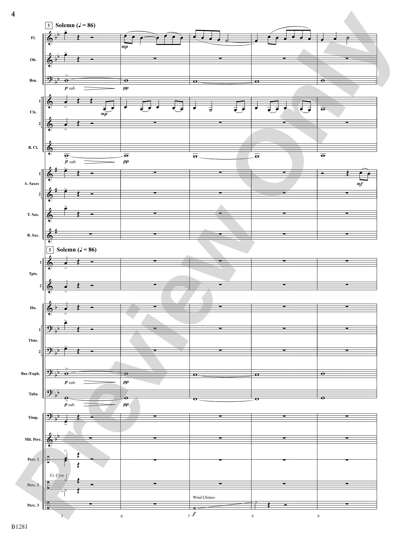 Rise of the Vulcan: Concert Band Conductor Score & Parts