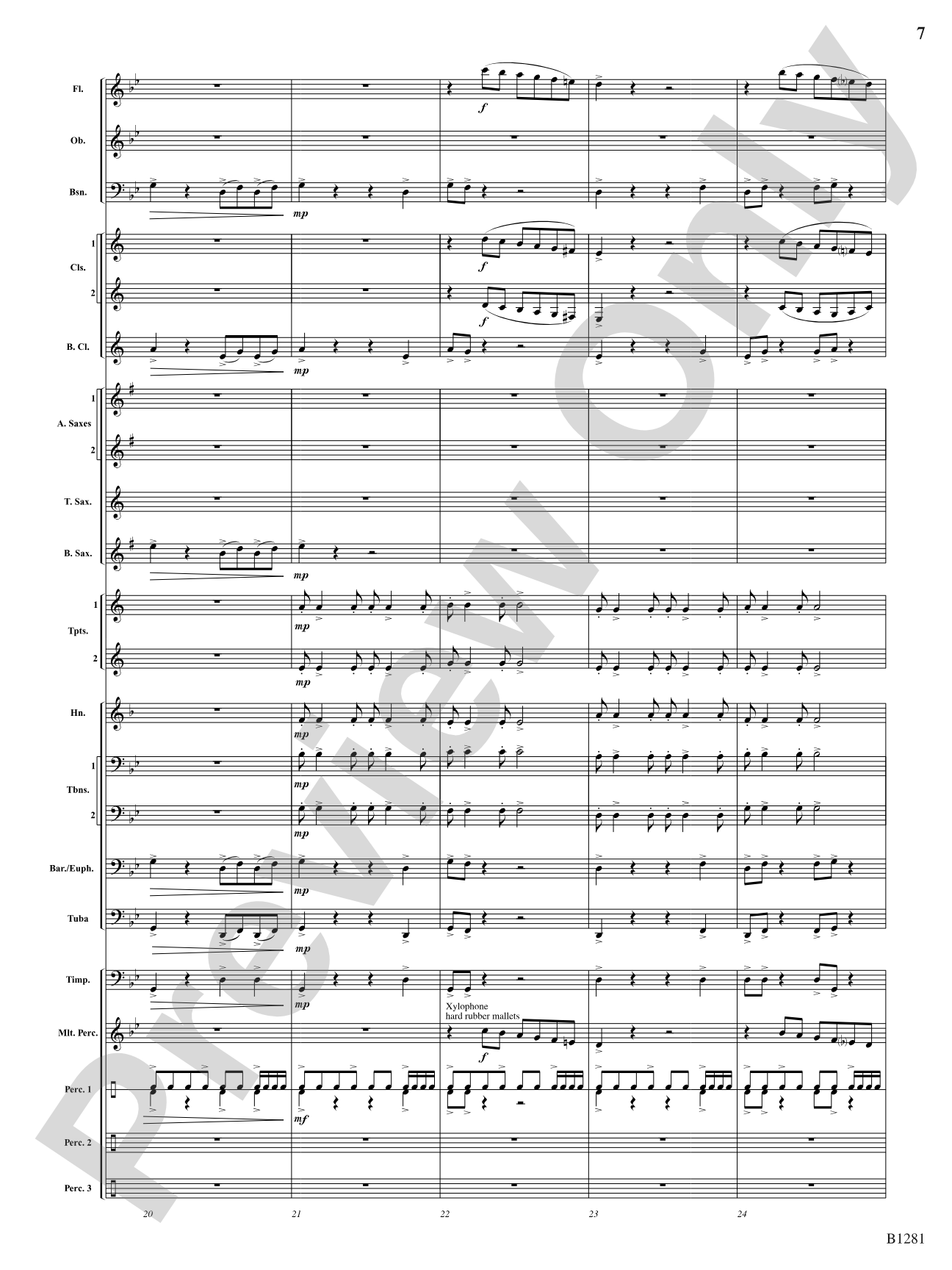 Rise of the Vulcan: Concert Band Conductor Score & Parts