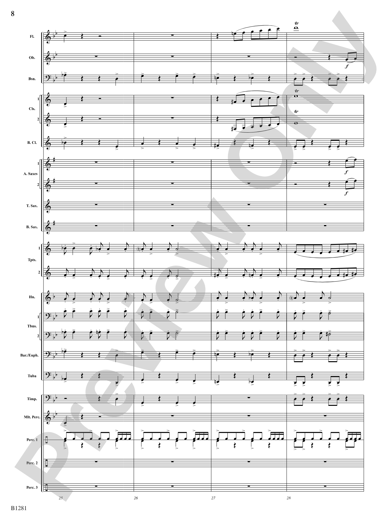 Rise of the Vulcan: Concert Band Conductor Score & Parts