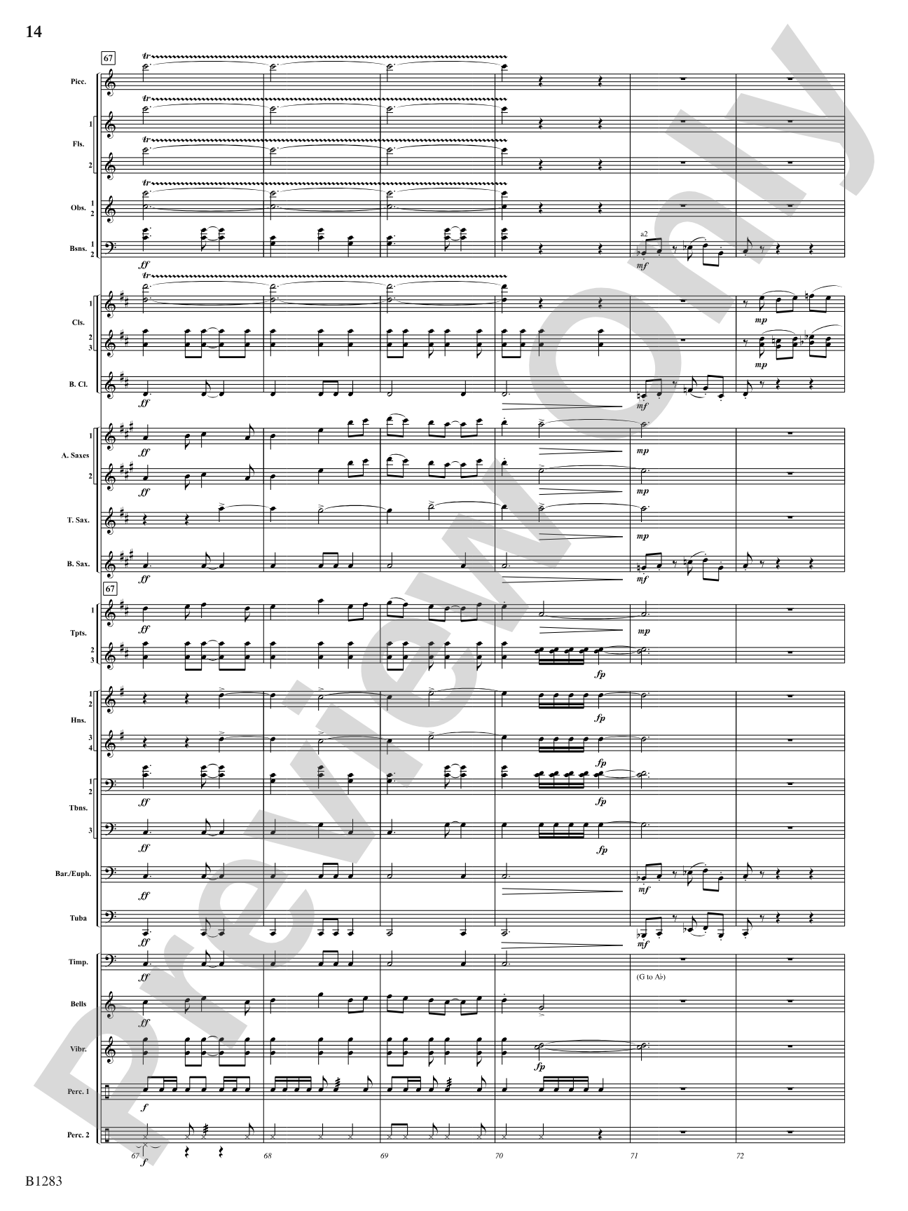 Motion: Concert Band Conductor Score & Parts
