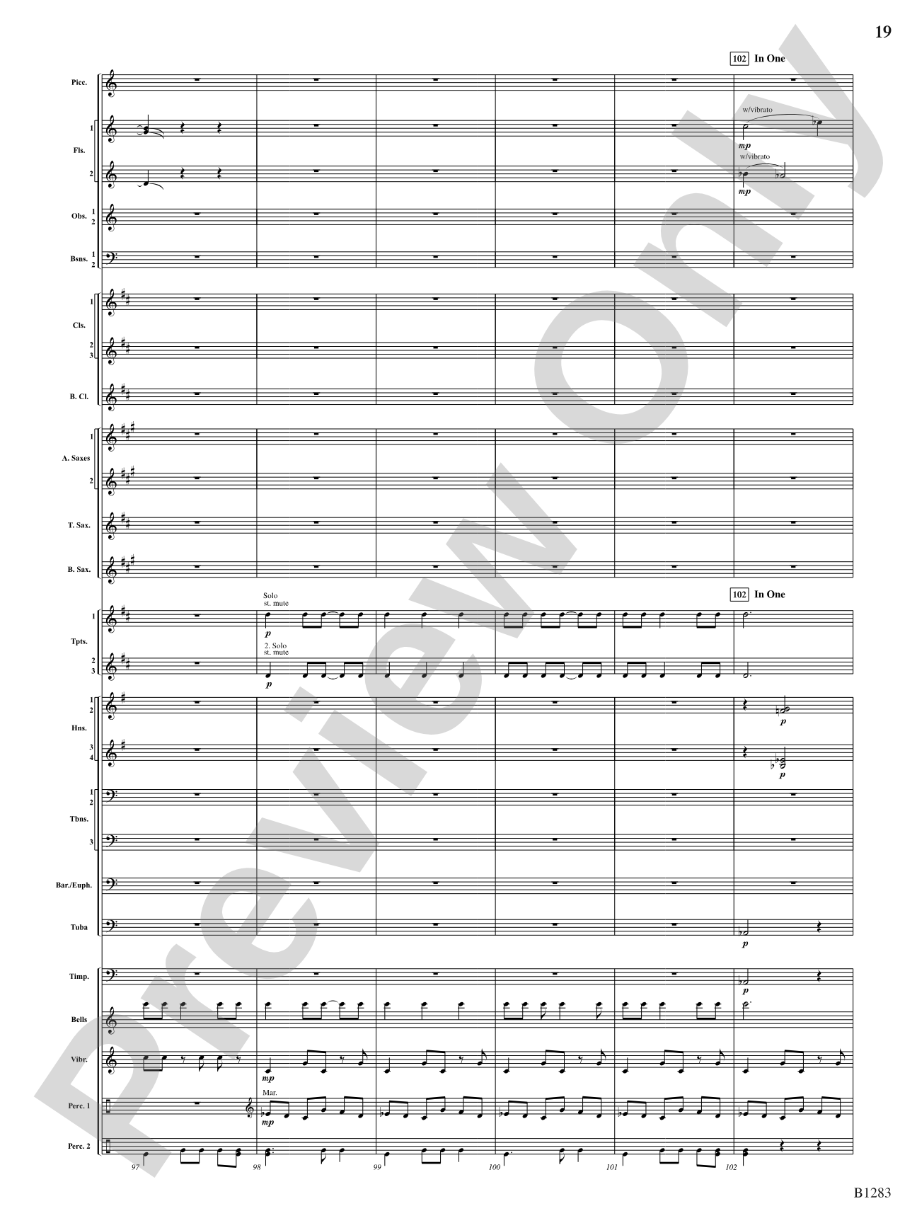 Motion: Concert Band Conductor Score & Parts