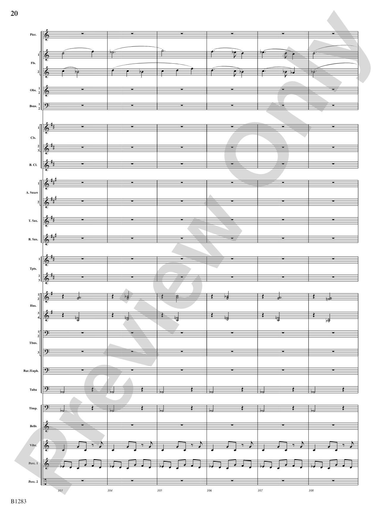 Motion: Concert Band Conductor Score & Parts