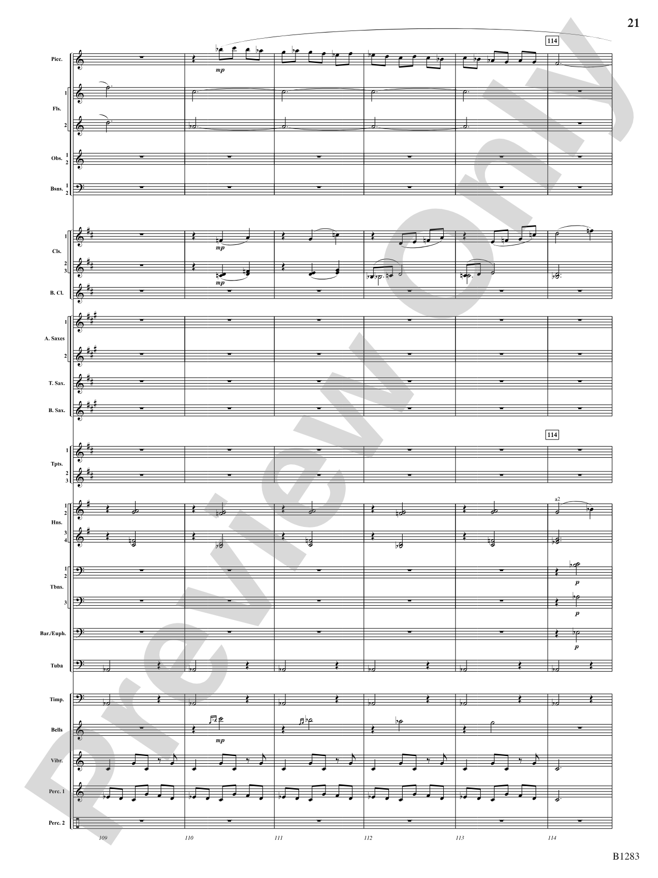 Motion: Concert Band Conductor Score & Parts