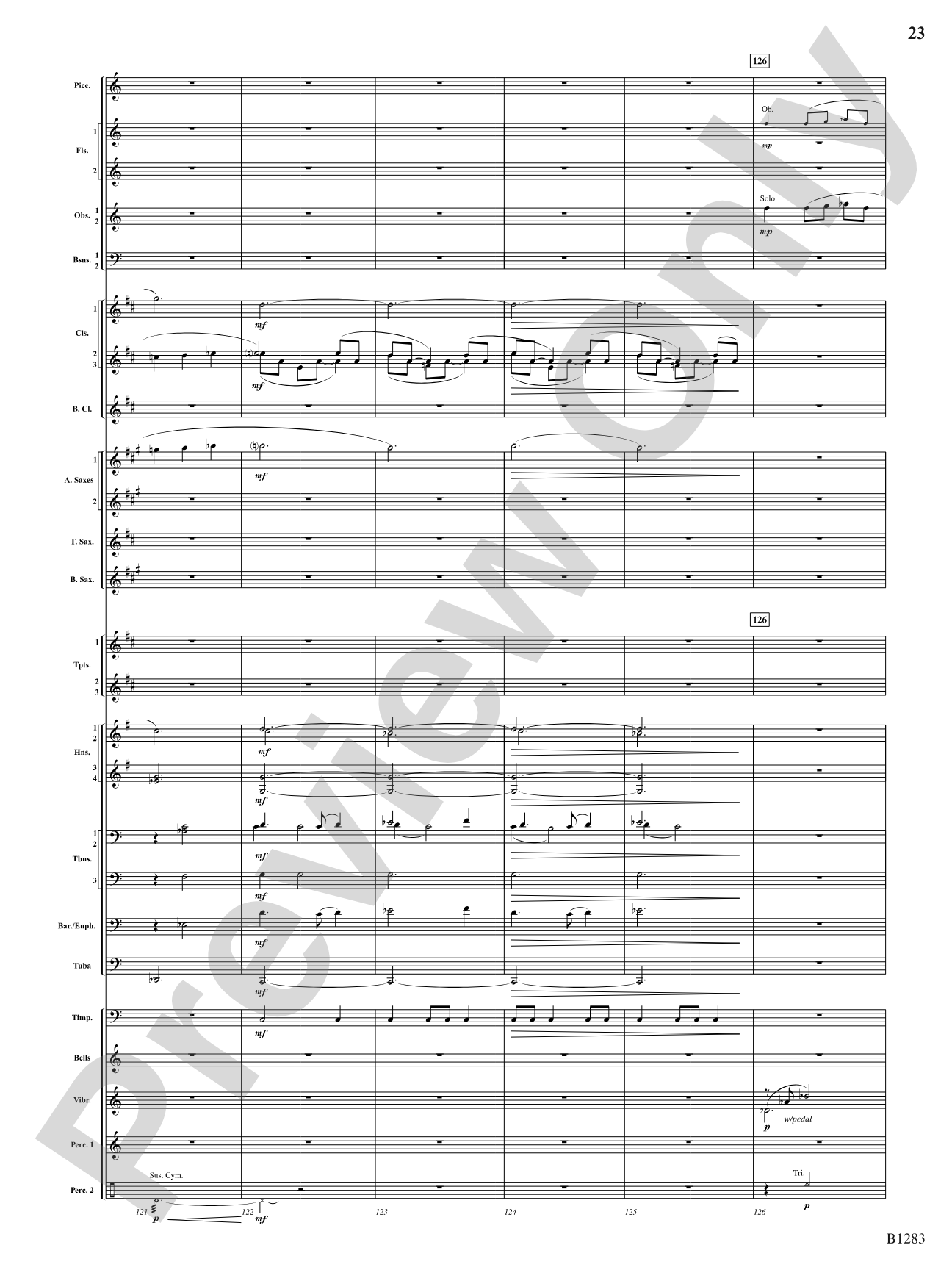 Motion: Concert Band Conductor Score & Parts