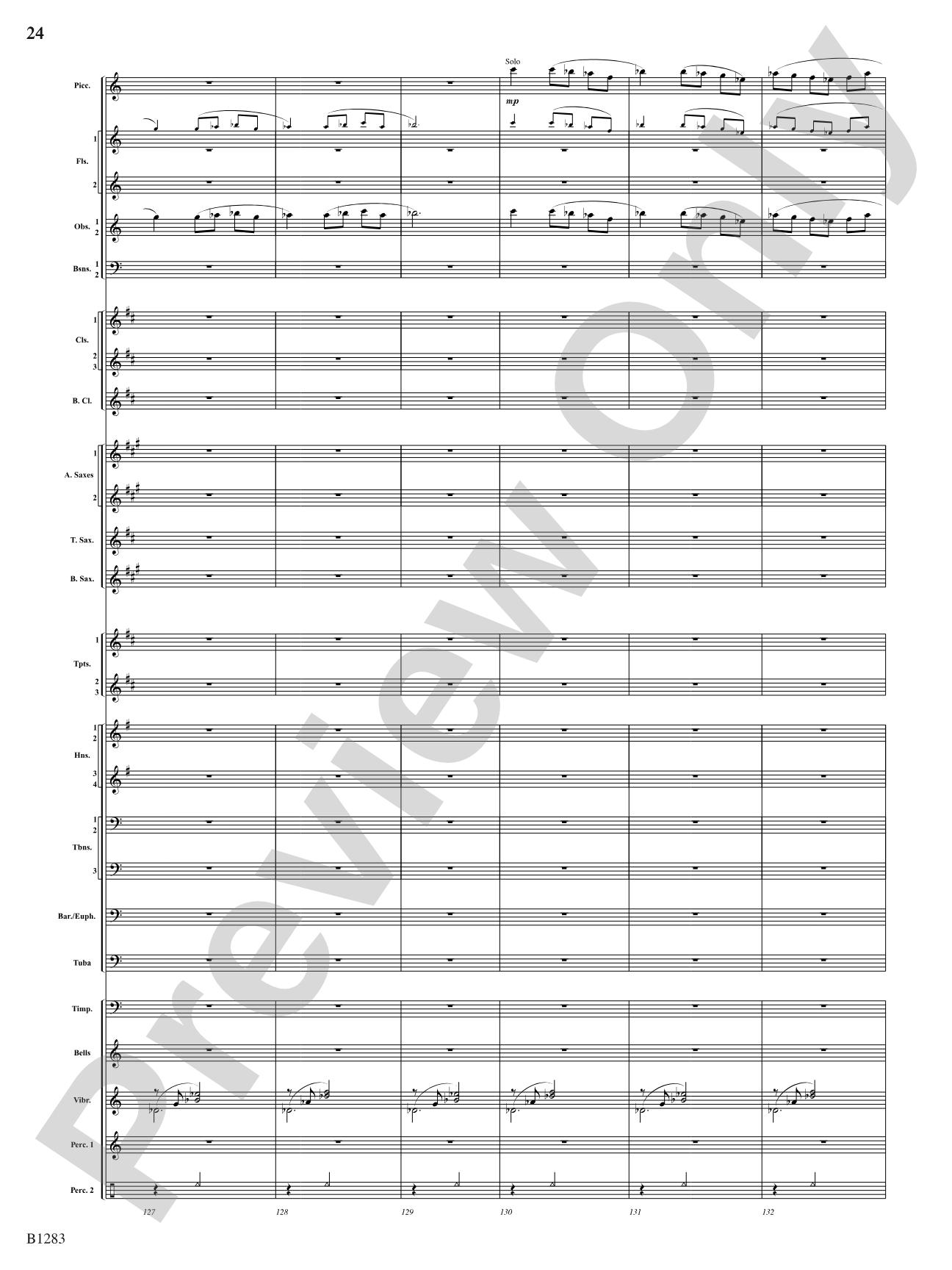 Motion: Concert Band Conductor Score & Parts