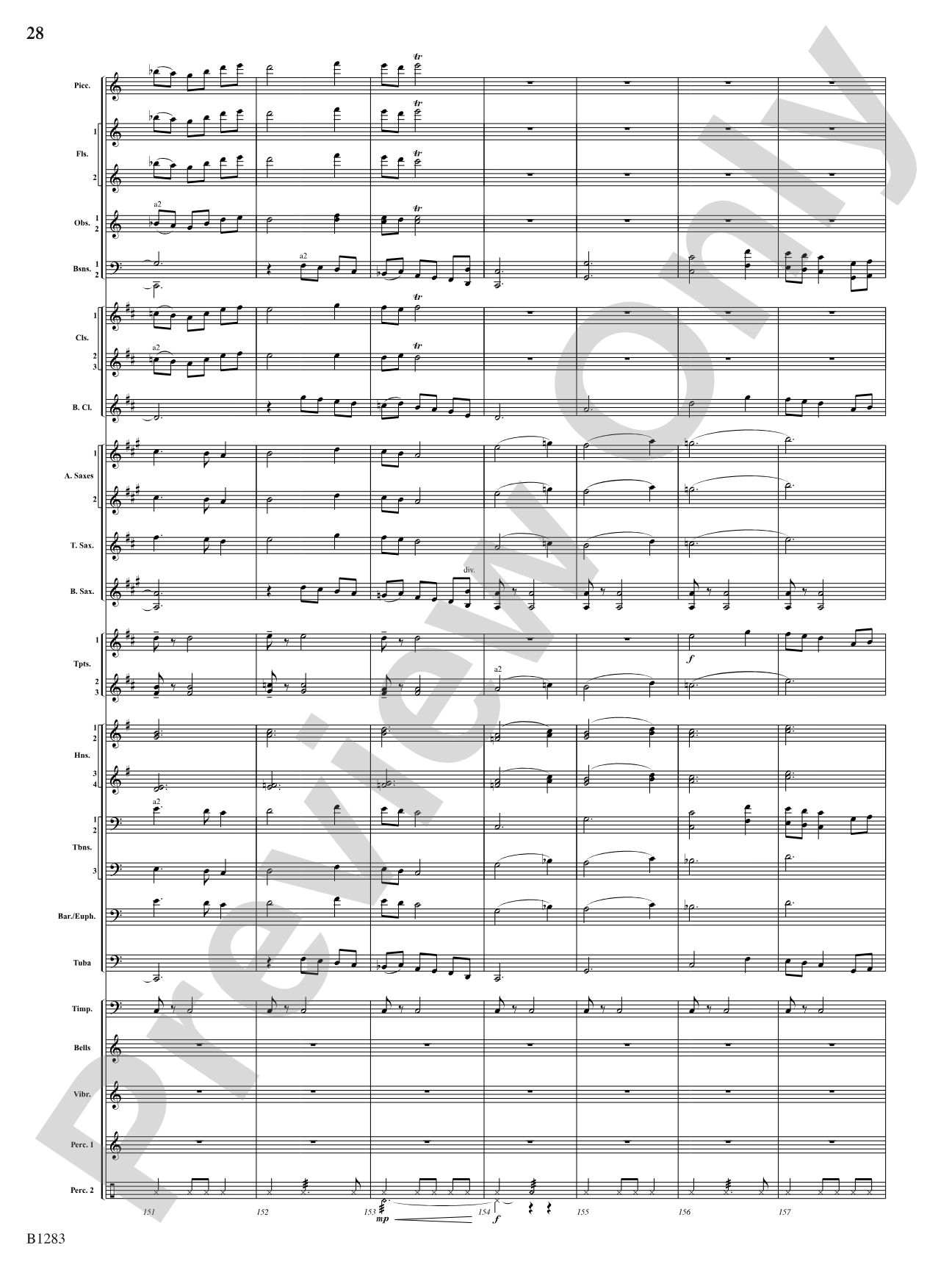 Motion: Concert Band Conductor Score & Parts