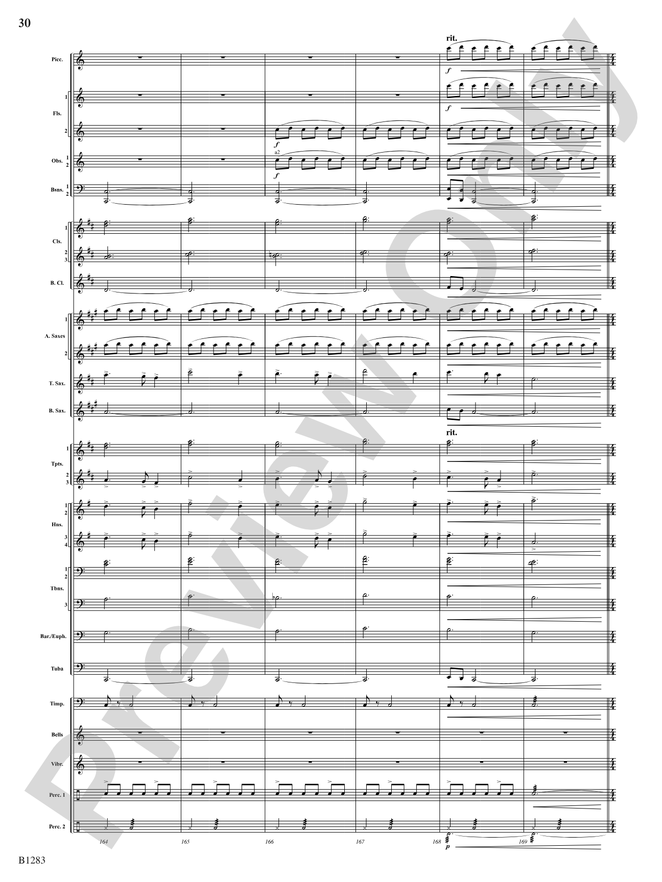 Motion: Concert Band Conductor Score & Parts