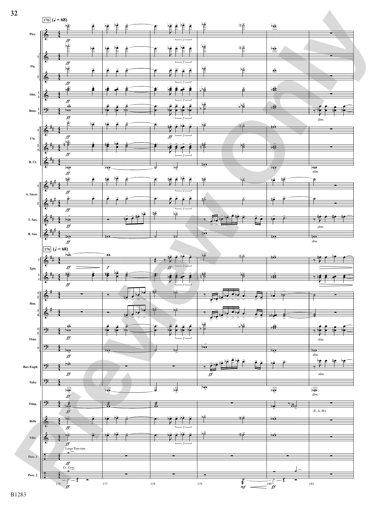 Motion: Concert Band Conductor Score & Parts