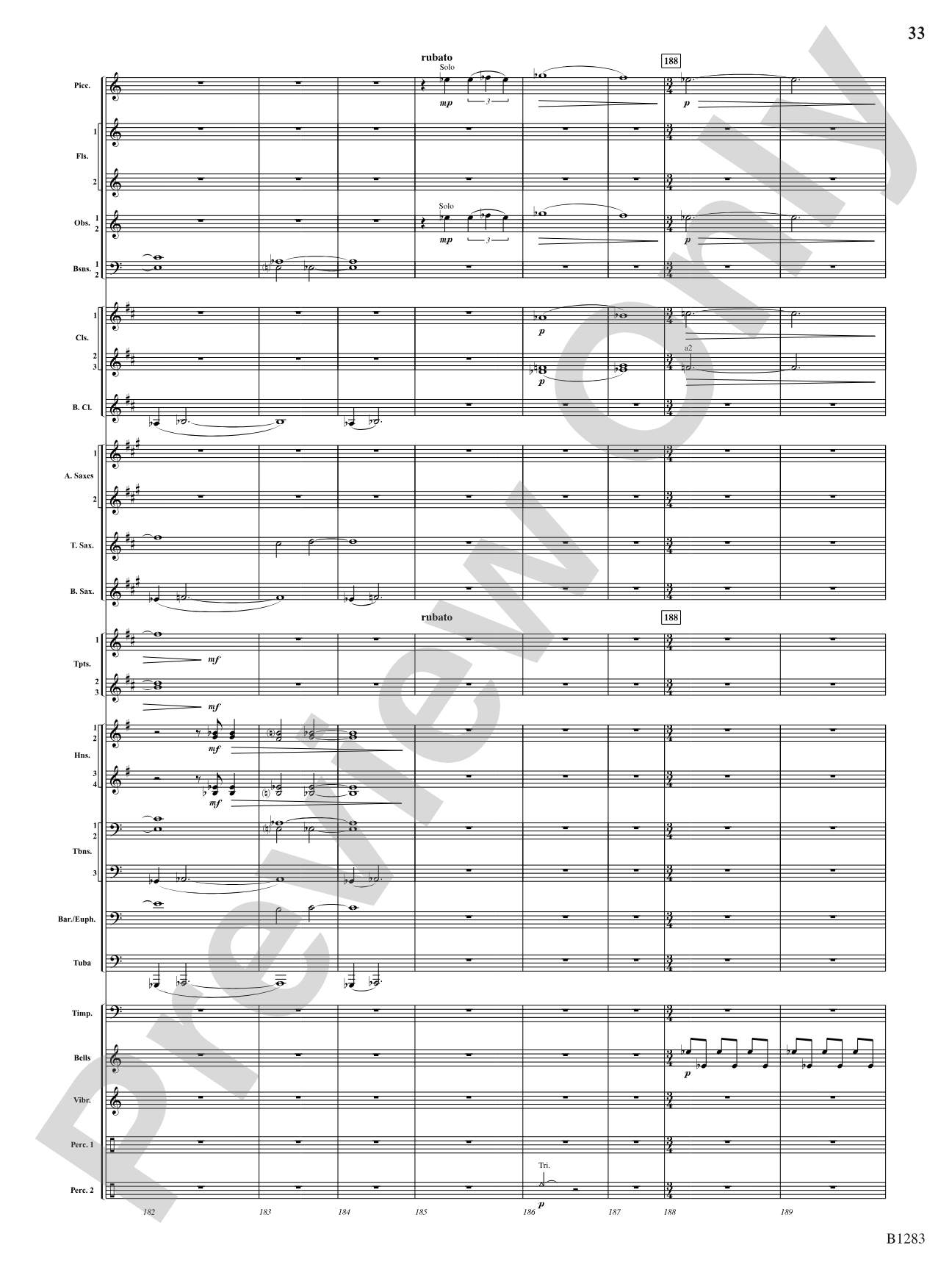 Motion: Concert Band Conductor Score & Parts