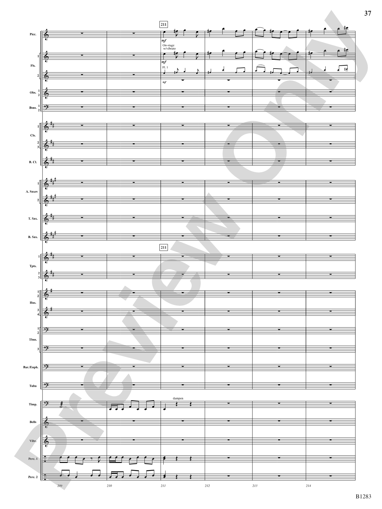 Motion: Concert Band Conductor Score & Parts