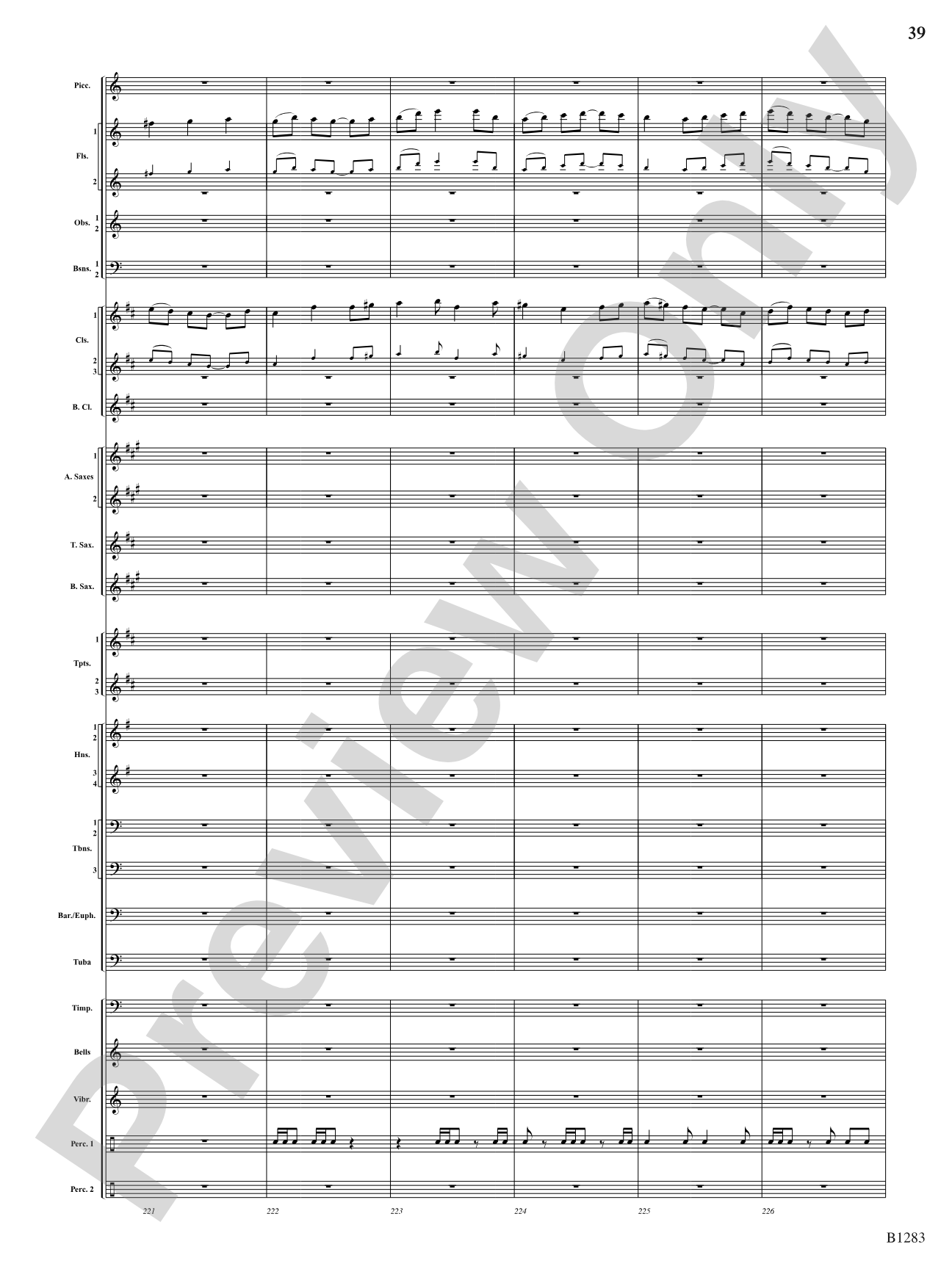 Motion: Concert Band Conductor Score & Parts