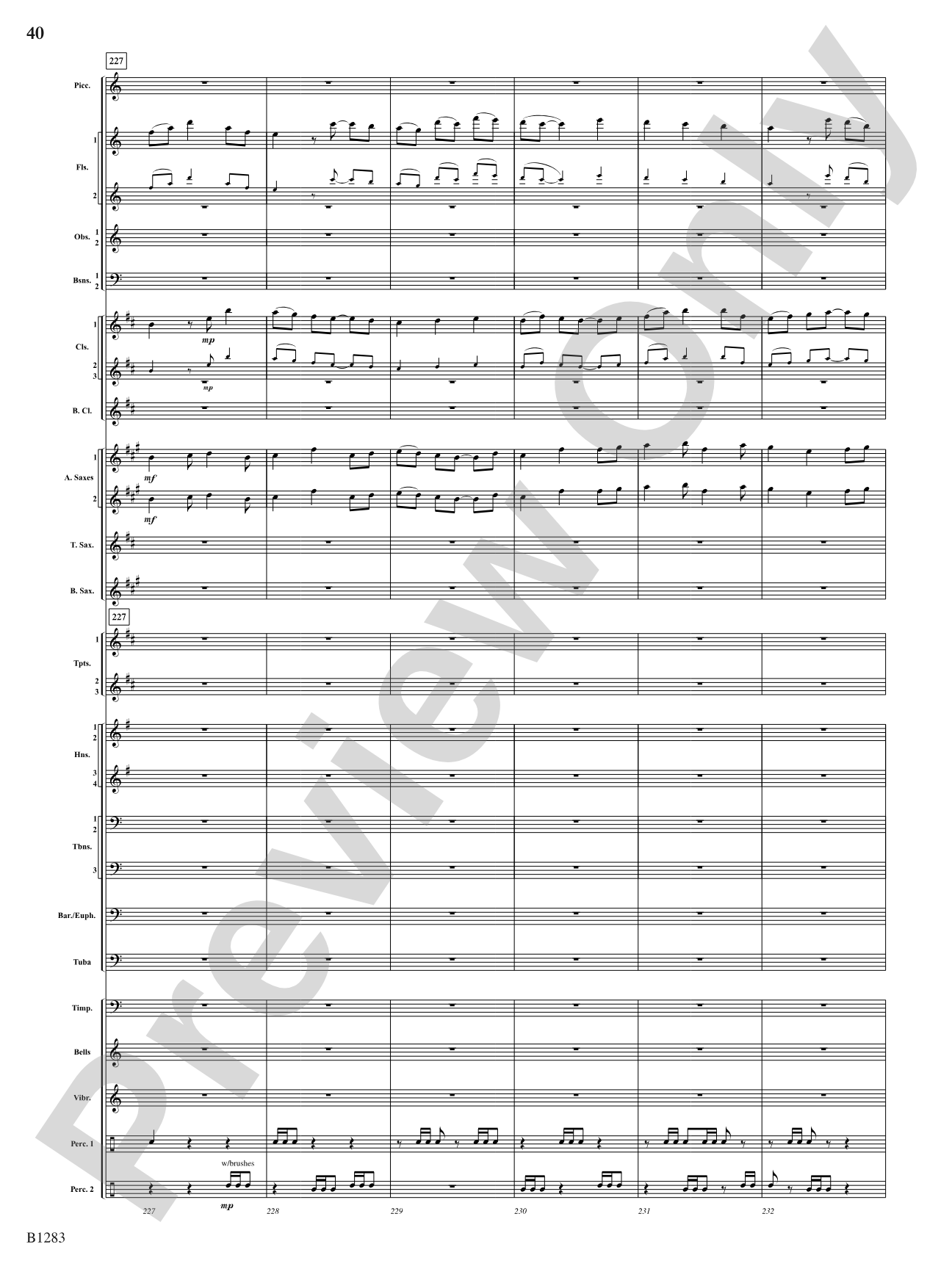 Motion: Concert Band Conductor Score & Parts
