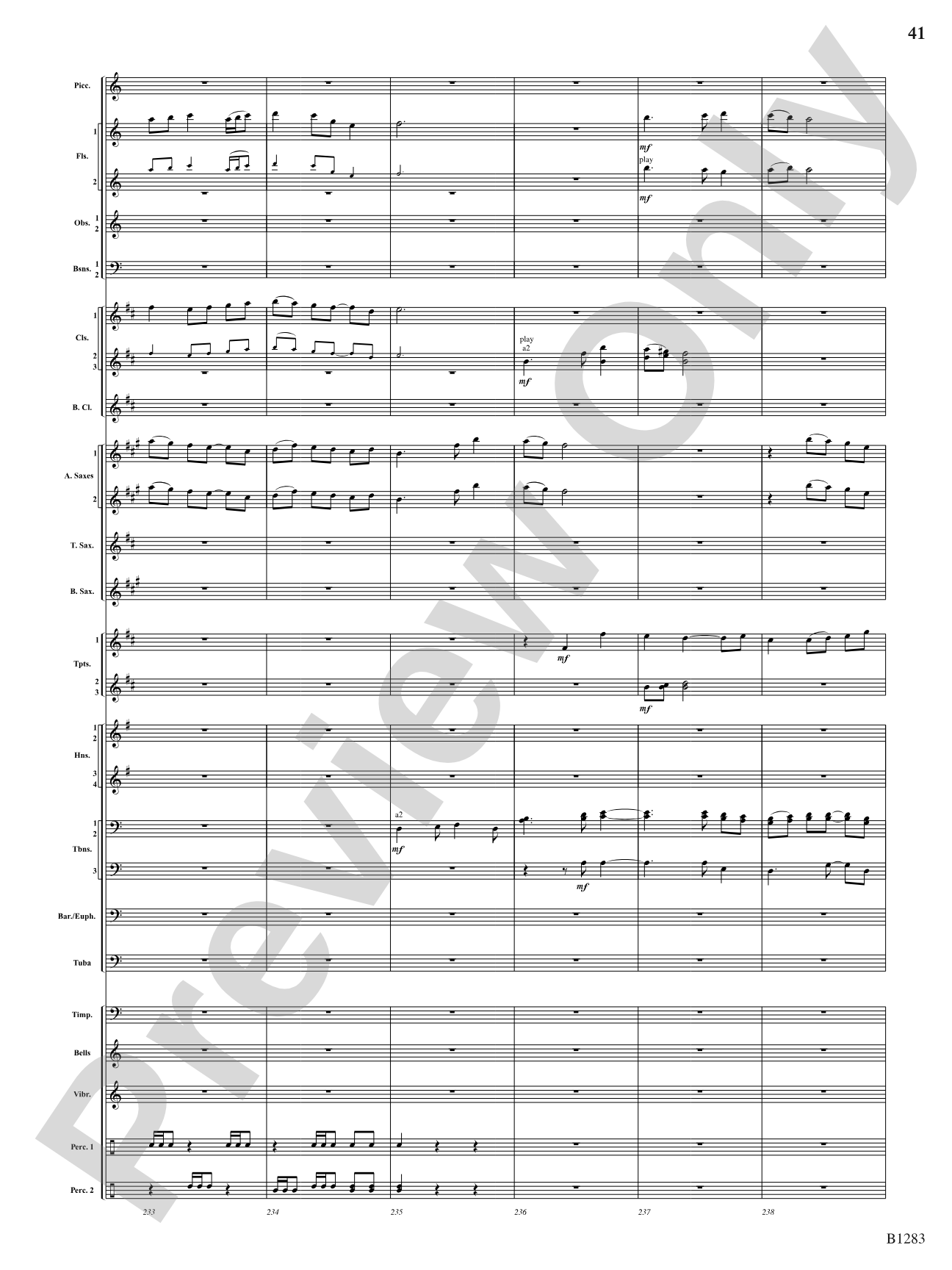 Motion: Concert Band Conductor Score & Parts