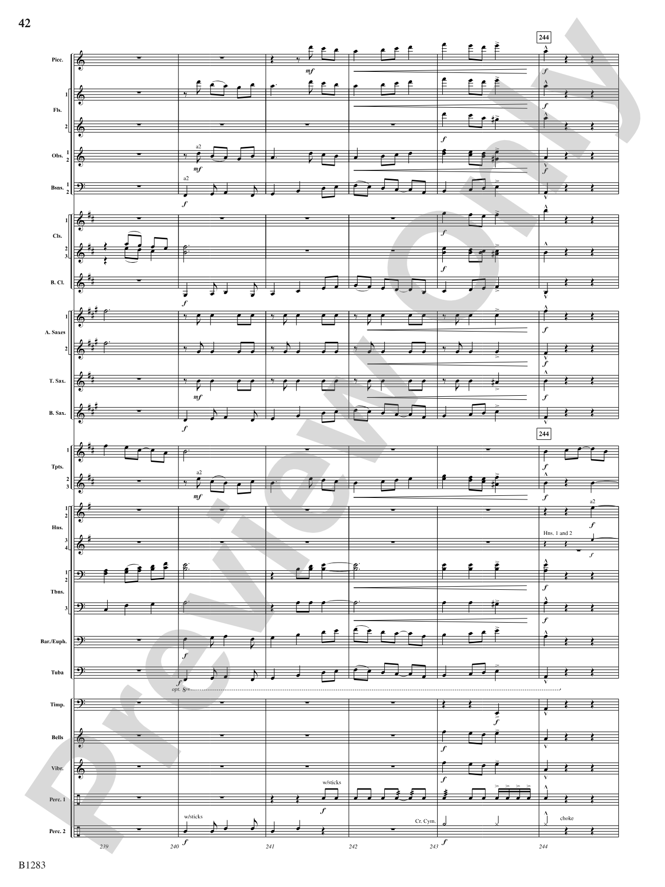 Motion: Concert Band Conductor Score & Parts