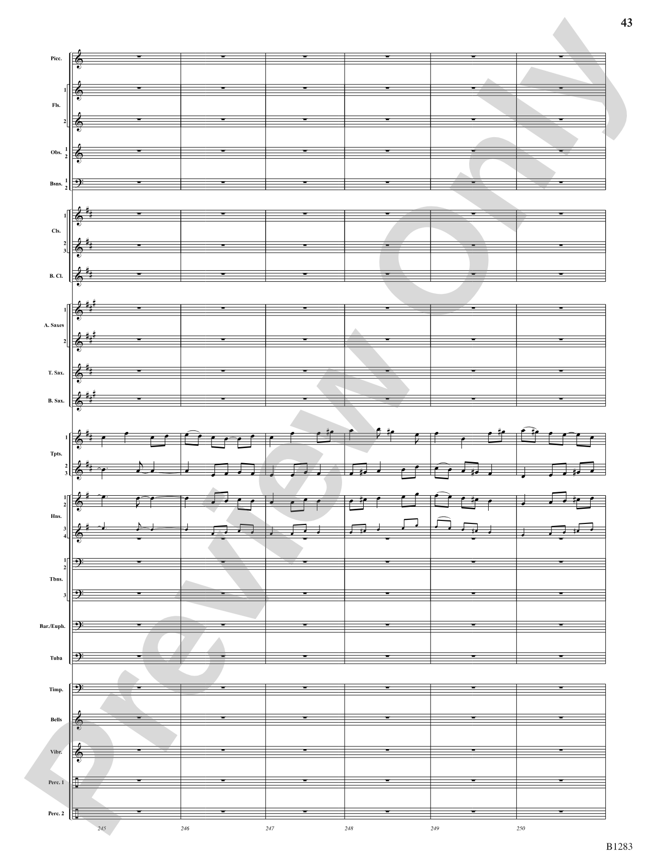 Motion: Concert Band Conductor Score & Parts