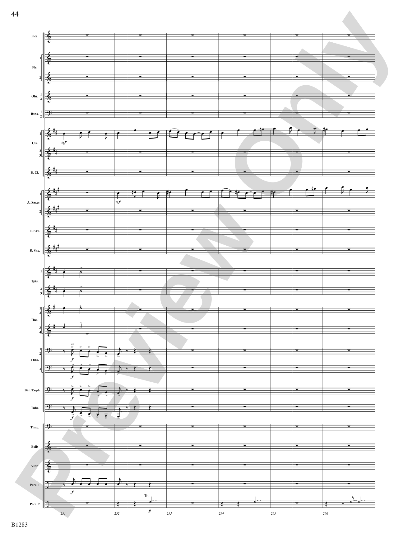 Motion: Concert Band Conductor Score & Parts