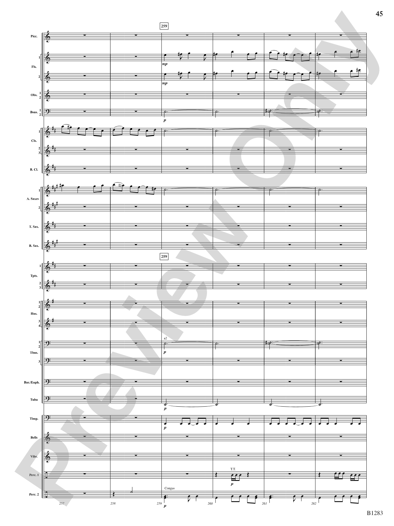 Motion: Concert Band Conductor Score & Parts