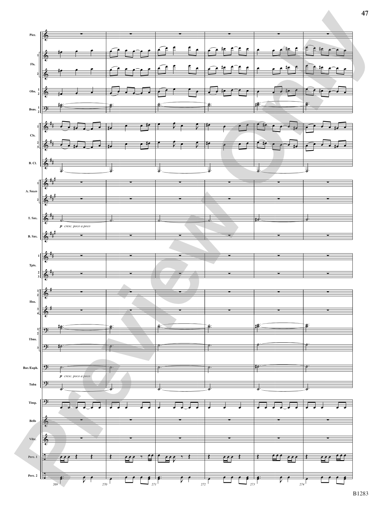 Motion: Concert Band Conductor Score & Parts