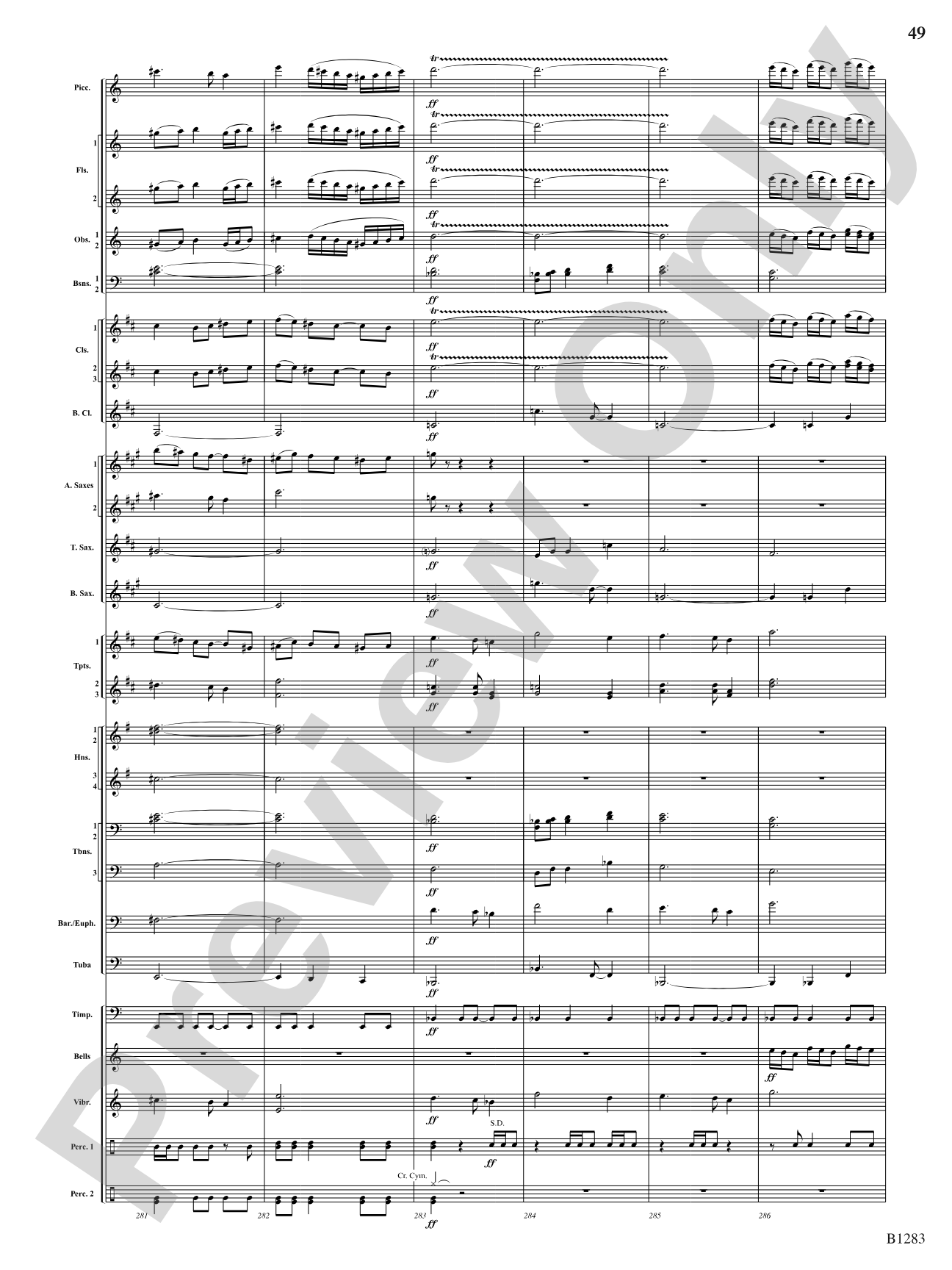 Motion: Concert Band Conductor Score & Parts