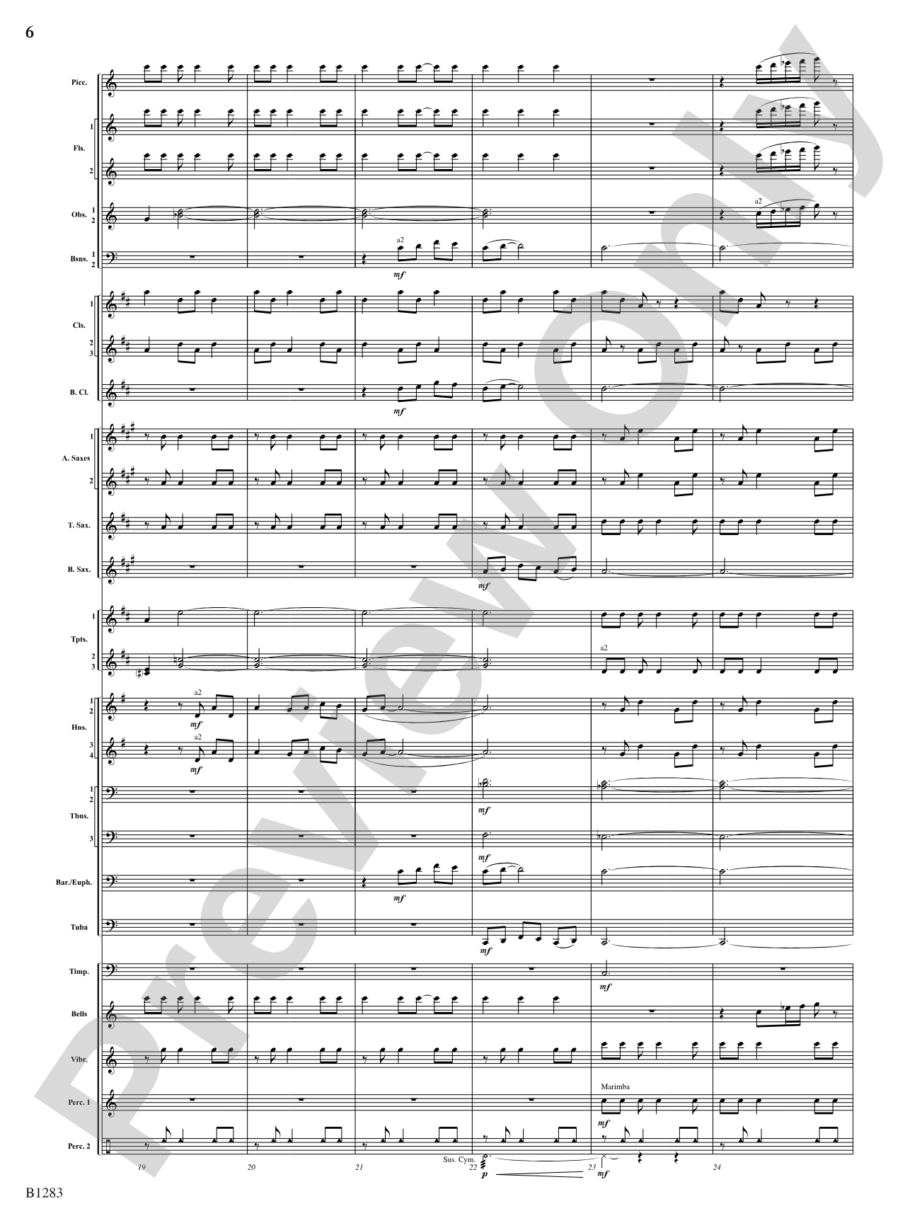Motion: Concert Band Conductor Score & Parts