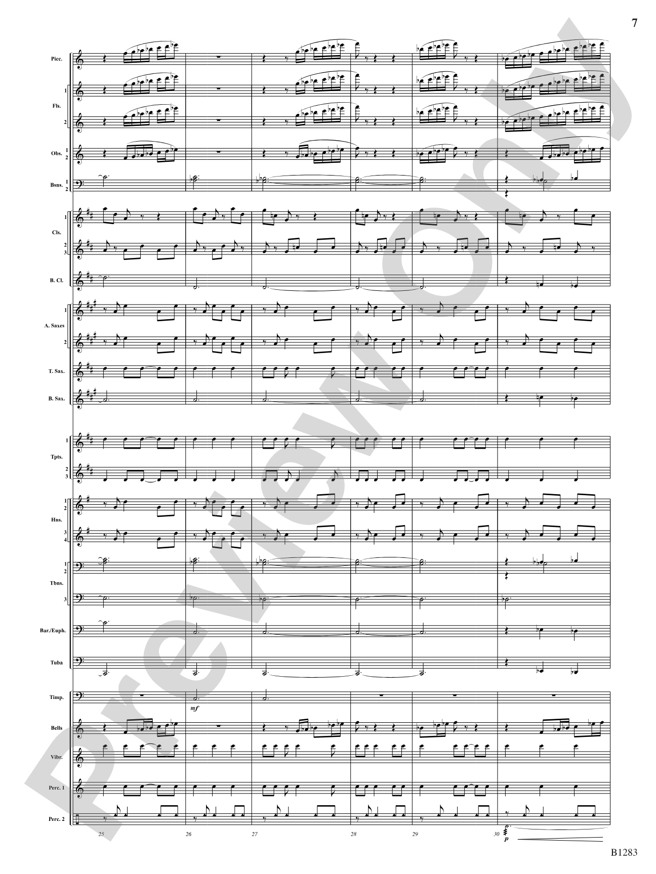 Motion: Concert Band Conductor Score & Parts