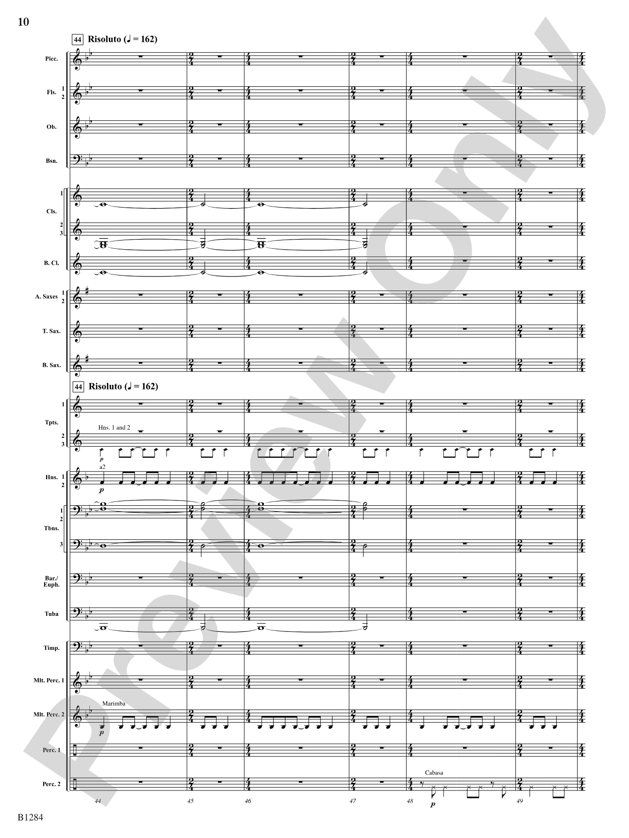 ...Not Afraid to Dream: Concert Band Conductor Score & Parts