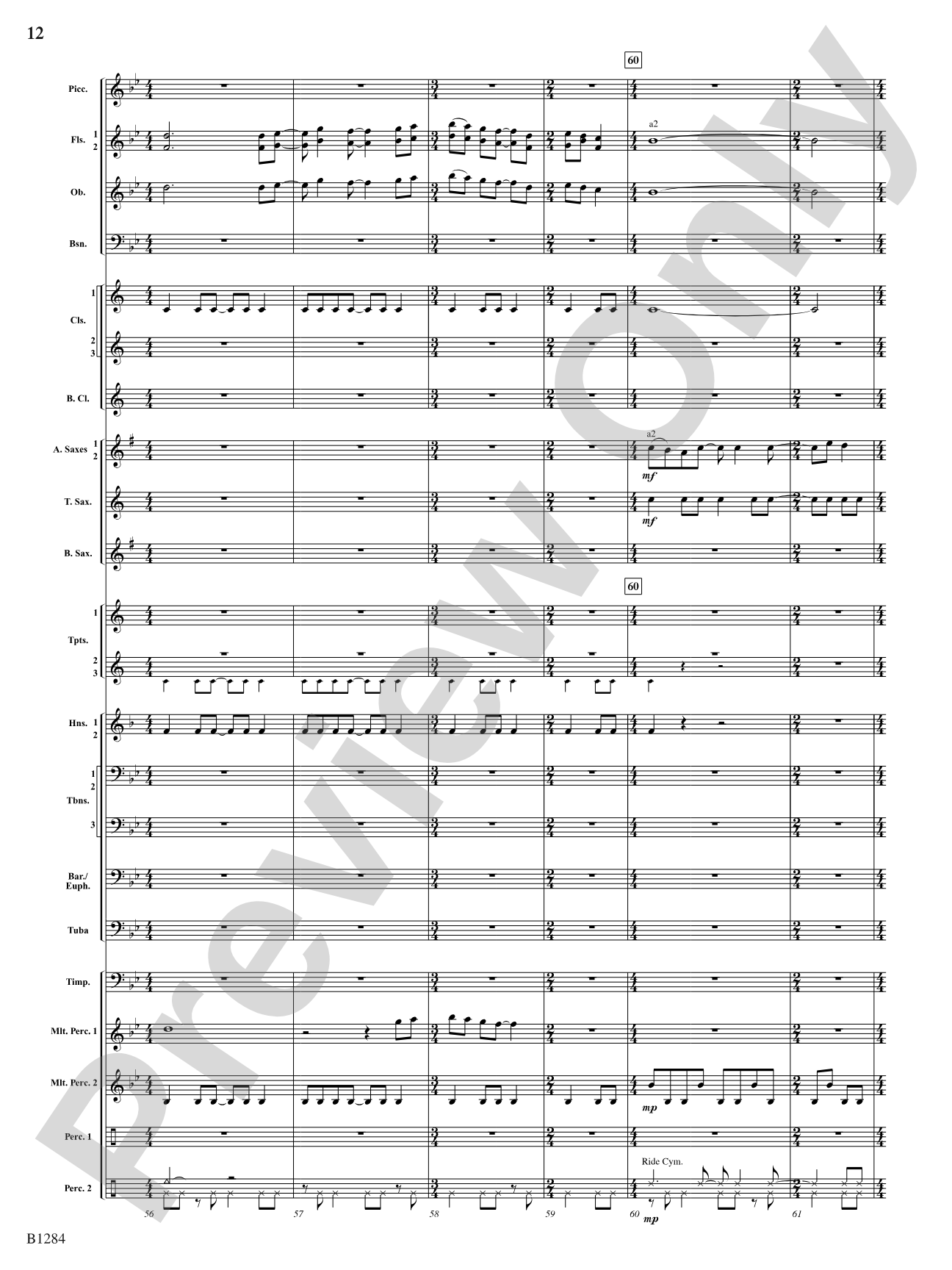 ...Not Afraid to Dream: Concert Band Conductor Score & Parts