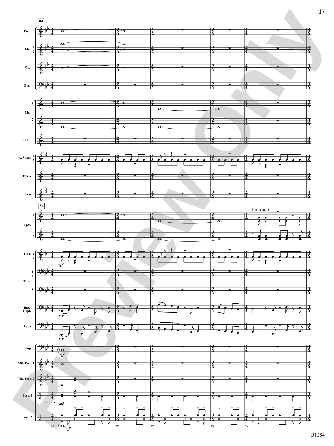 ...Not Afraid to Dream: Concert Band Conductor Score & Parts