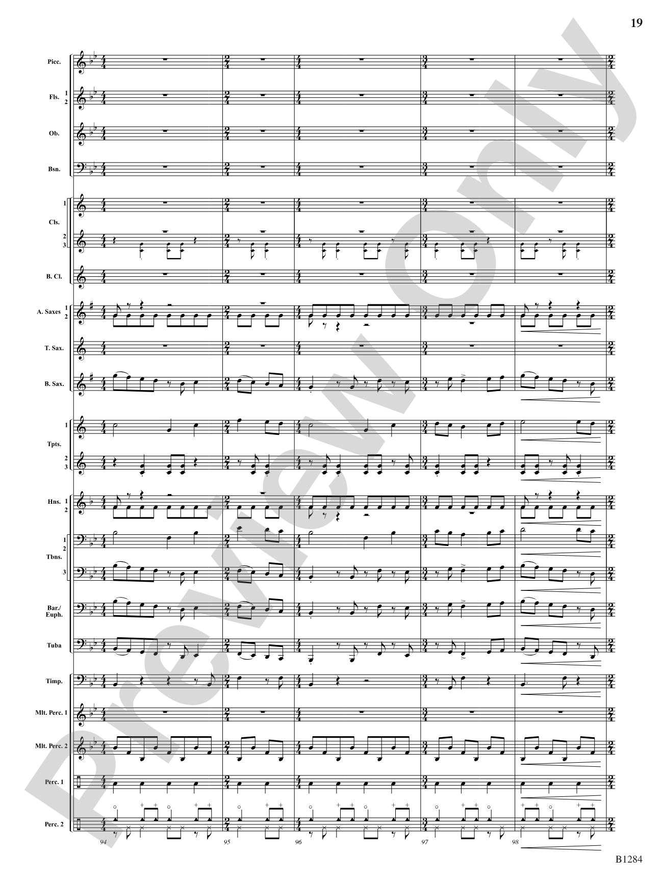 ...Not Afraid to Dream: Concert Band Conductor Score & Parts