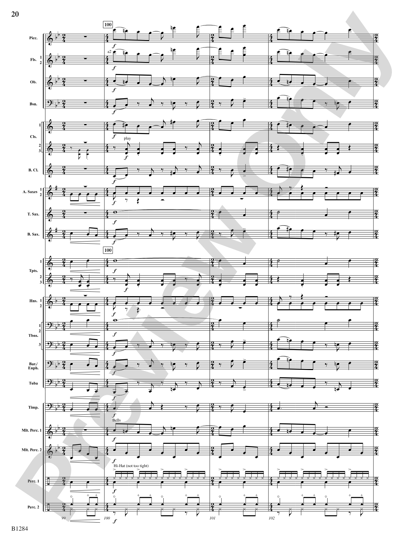 ...Not Afraid to Dream: Concert Band Conductor Score & Parts