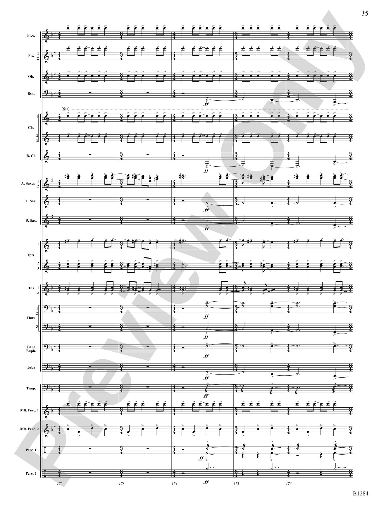 ...Not Afraid to Dream: Concert Band Conductor Score & Parts