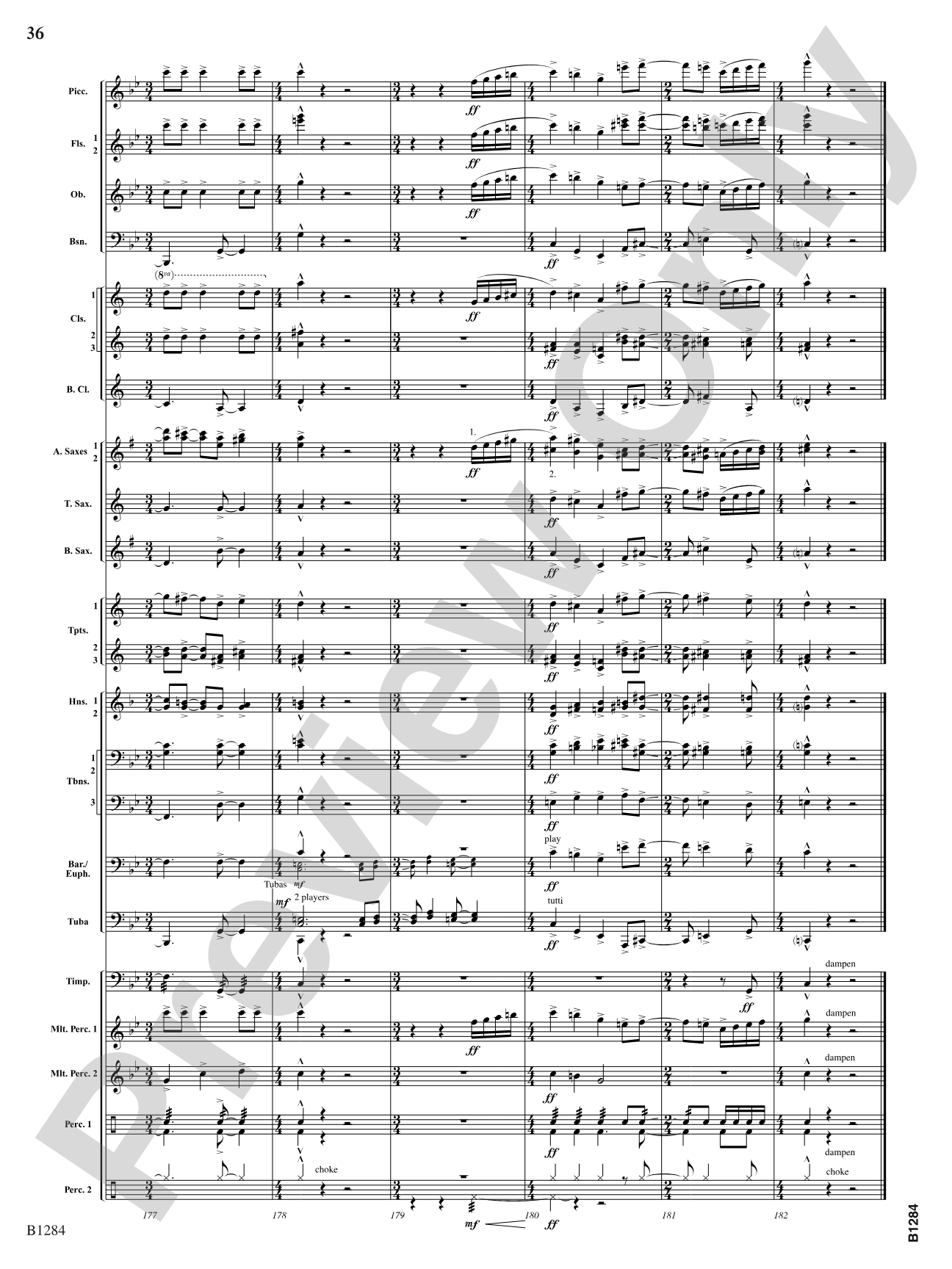 ...Not Afraid to Dream: Concert Band Conductor Score & Parts