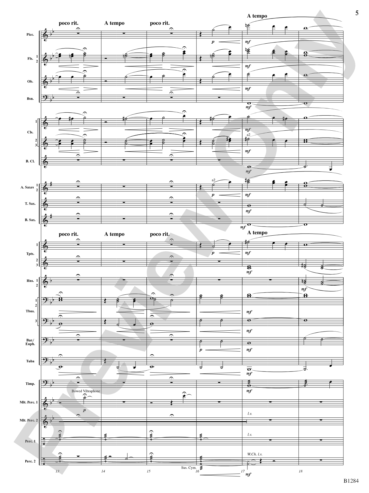 ...Not Afraid to Dream: Concert Band Conductor Score & Parts