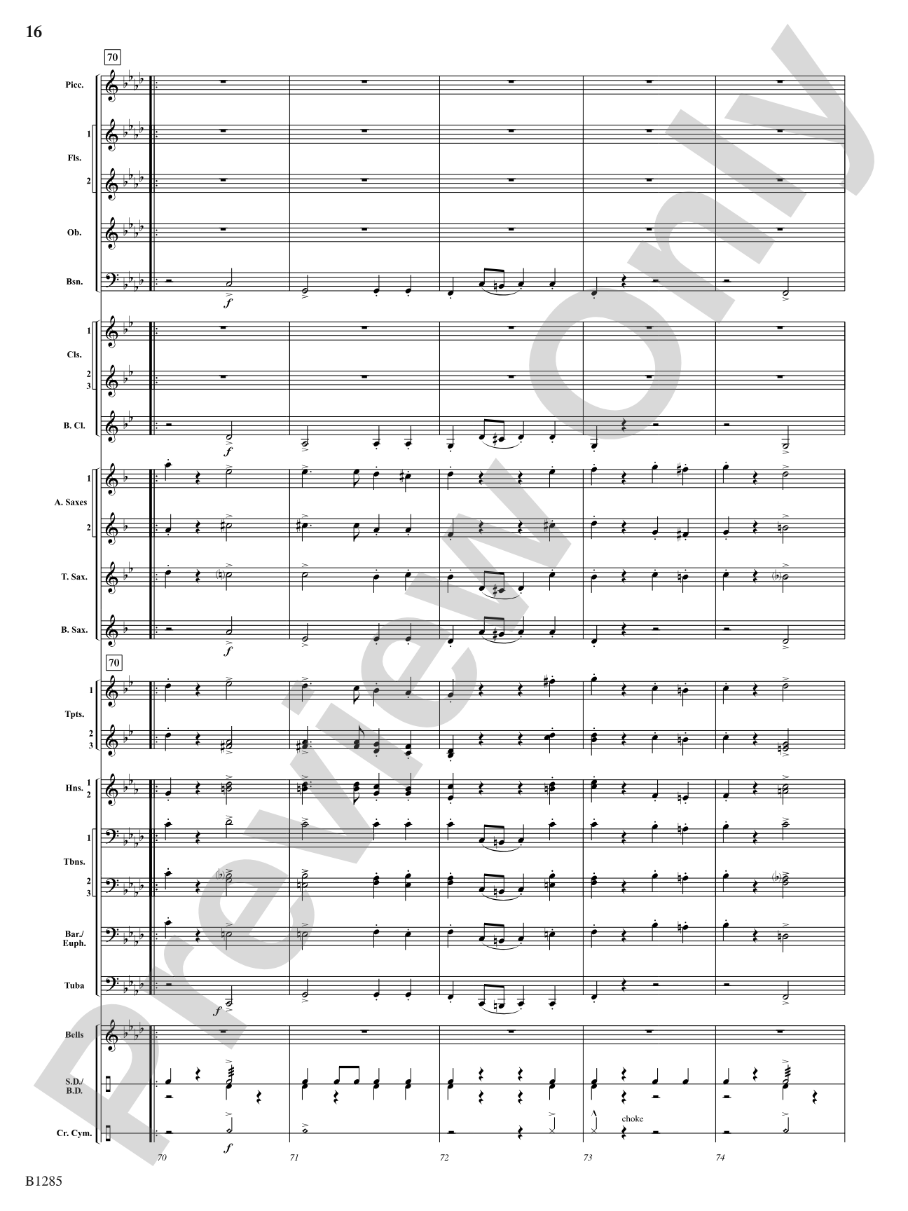 The All-American (Concert March): Concert Band Conductor Score & Parts
