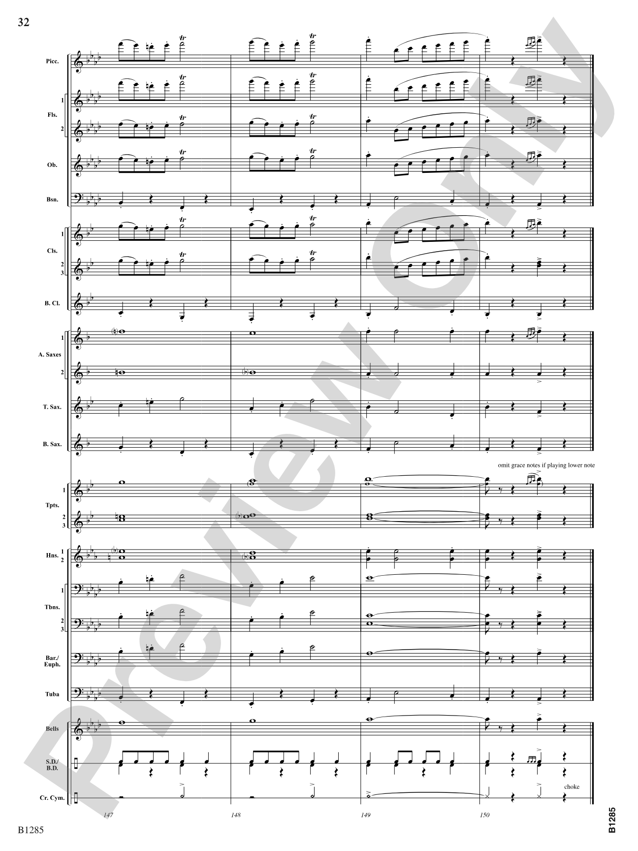 The All-American (Concert March): Concert Band Conductor Score & Parts