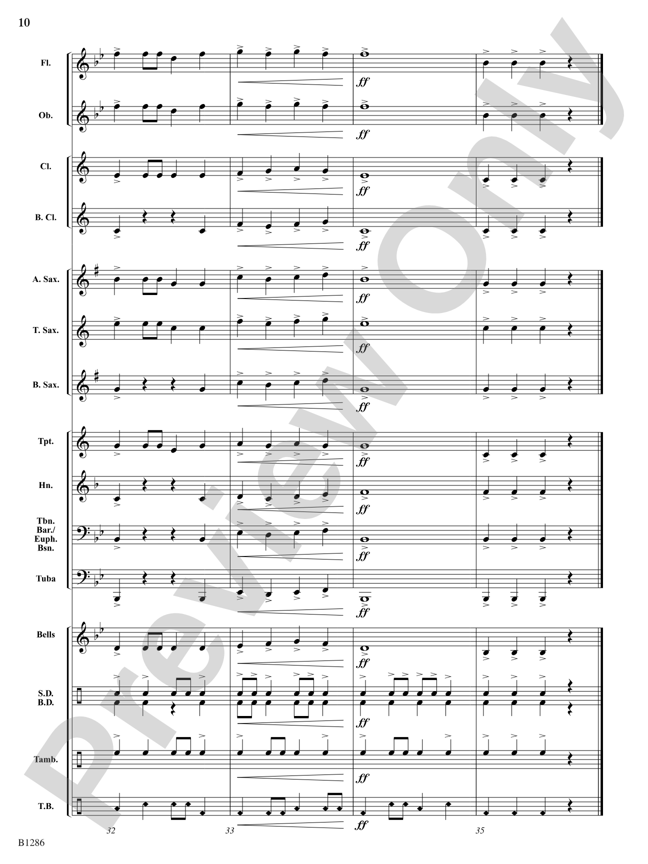 Country Caper: Concert Band Conductor Score & Parts